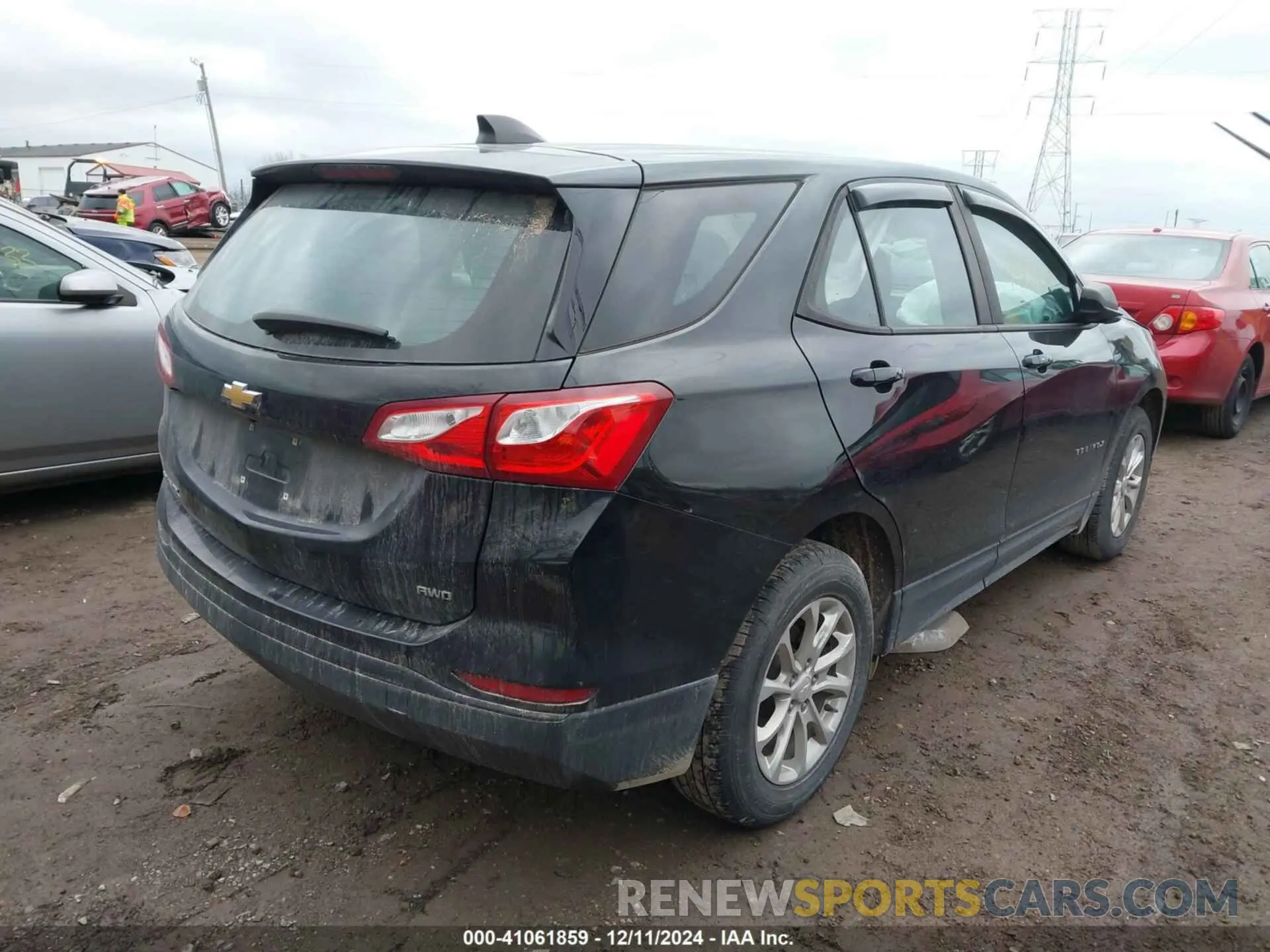 4 fotografías del automóvil dañado 2GNAXSEV2L6179211 CHEVROLET EQUINOX 2020