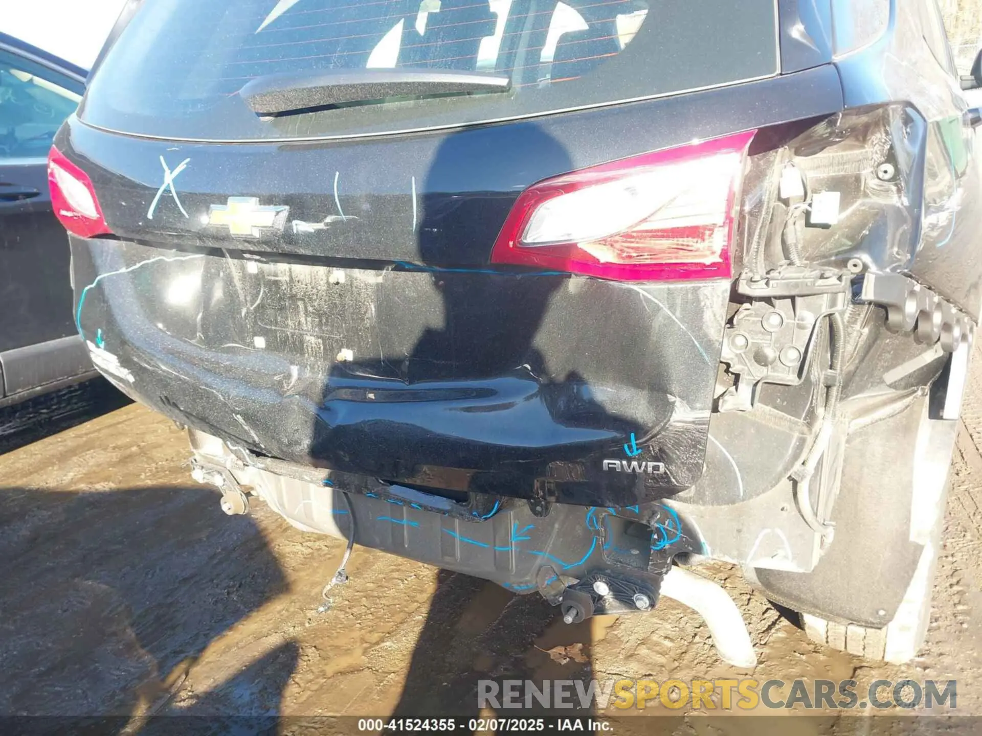 6 fotografías del automóvil dañado 2GNAXSEV2L6183159 CHEVROLET EQUINOX 2020