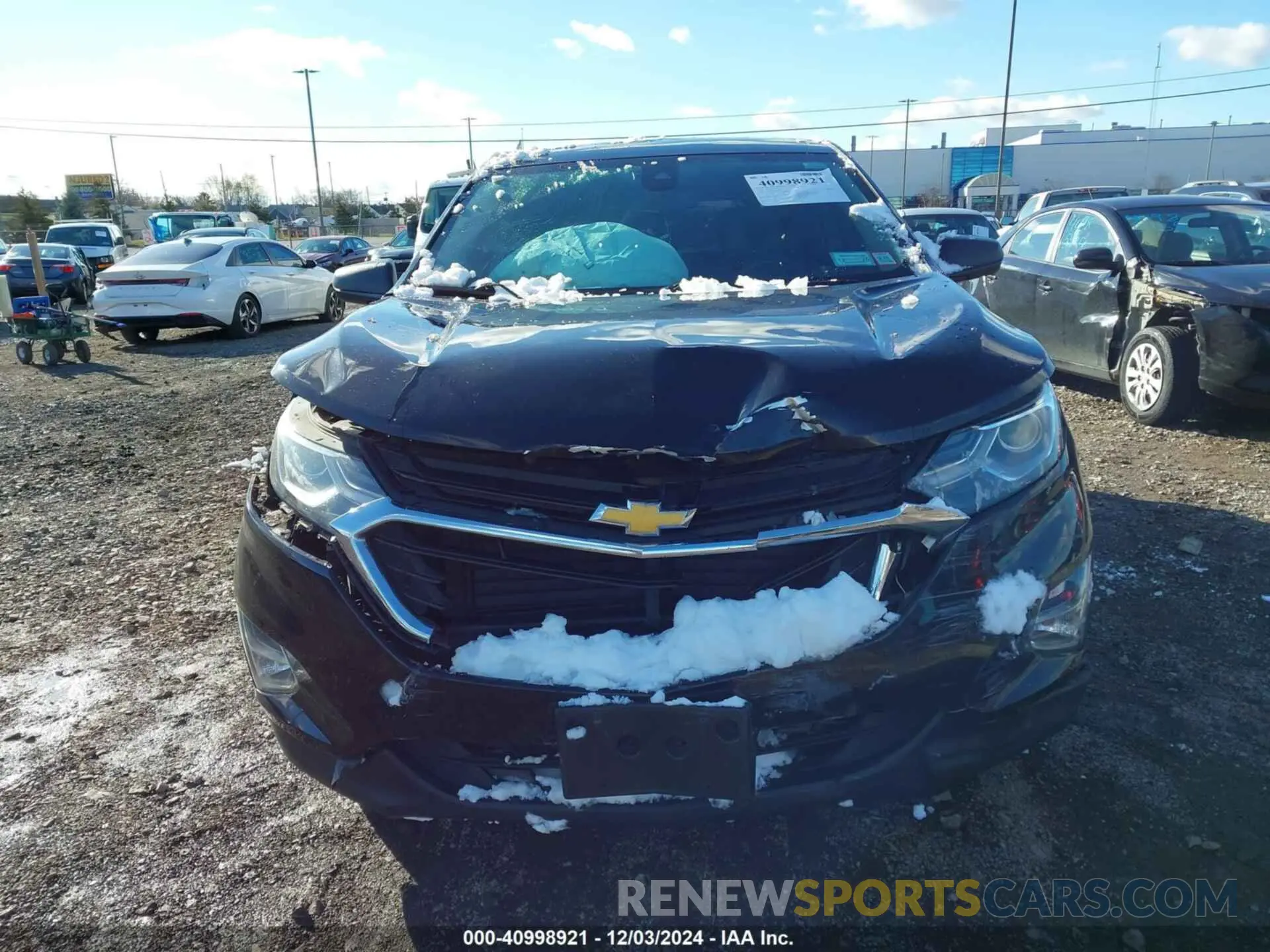 12 fotografías del automóvil dañado 2GNAXSEV5L6108438 CHEVROLET EQUINOX 2020