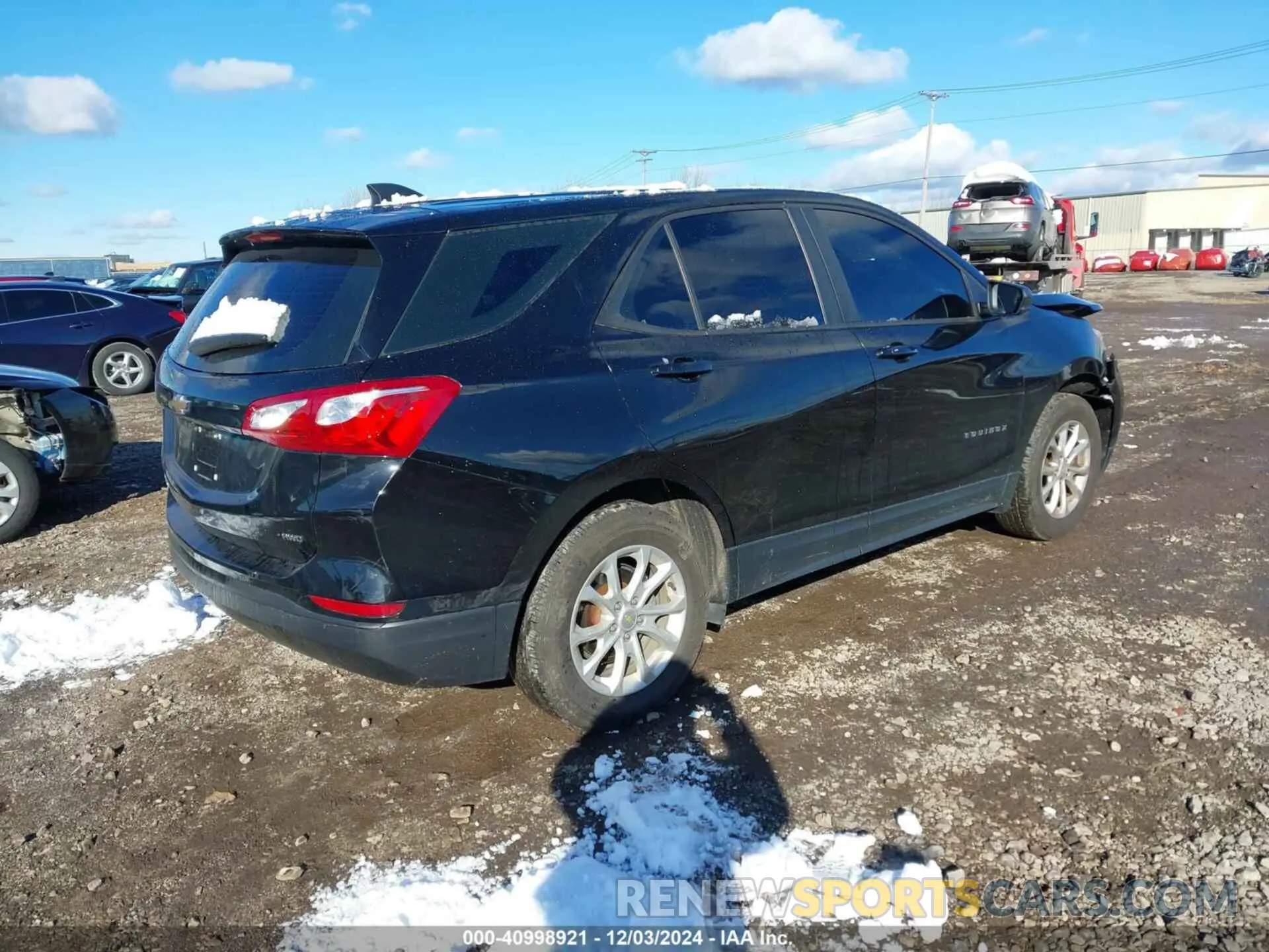 4 fotografías del automóvil dañado 2GNAXSEV5L6108438 CHEVROLET EQUINOX 2020