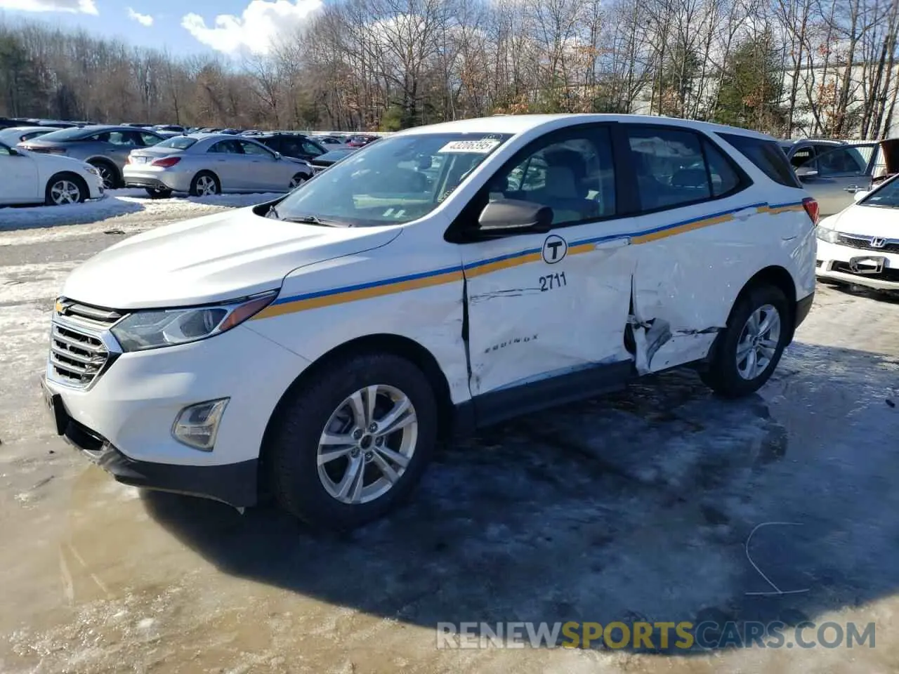 1 fotografías del automóvil dañado 2GNAXSEV6L6158491 CHEVROLET EQUINOX 2020