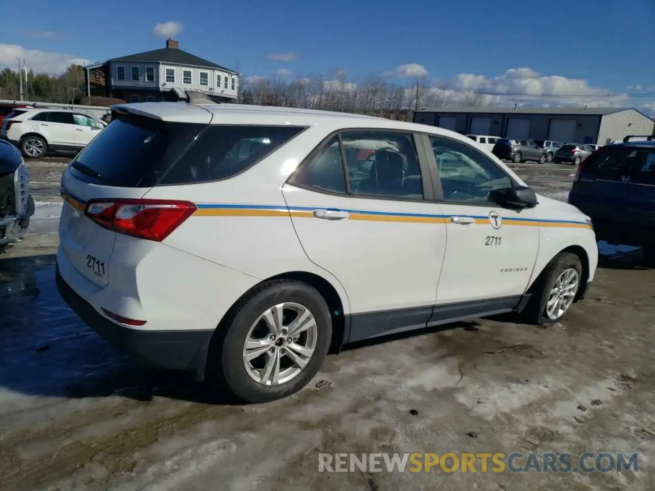 3 fotografías del automóvil dañado 2GNAXSEV6L6158491 CHEVROLET EQUINOX 2020
