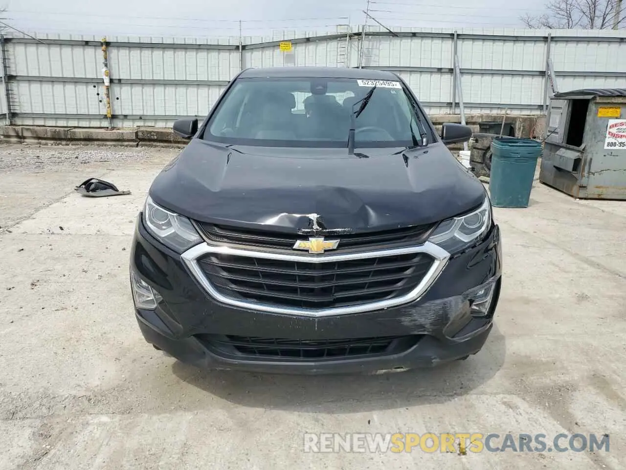 5 fotografías del automóvil dañado 2GNAXSEV7L6121739 CHEVROLET EQUINOX 2020