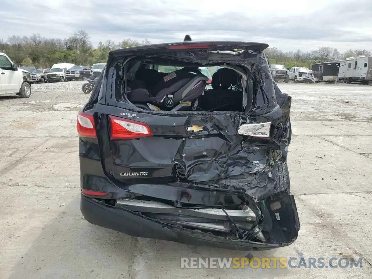 6 fotografías del automóvil dañado 2GNAXSEV7L6121739 CHEVROLET EQUINOX 2020