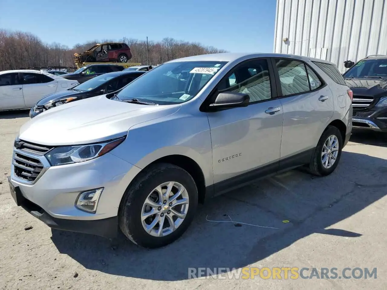 1 fotografías del automóvil dañado 2GNAXSEV7L6125516 CHEVROLET EQUINOX 2020
