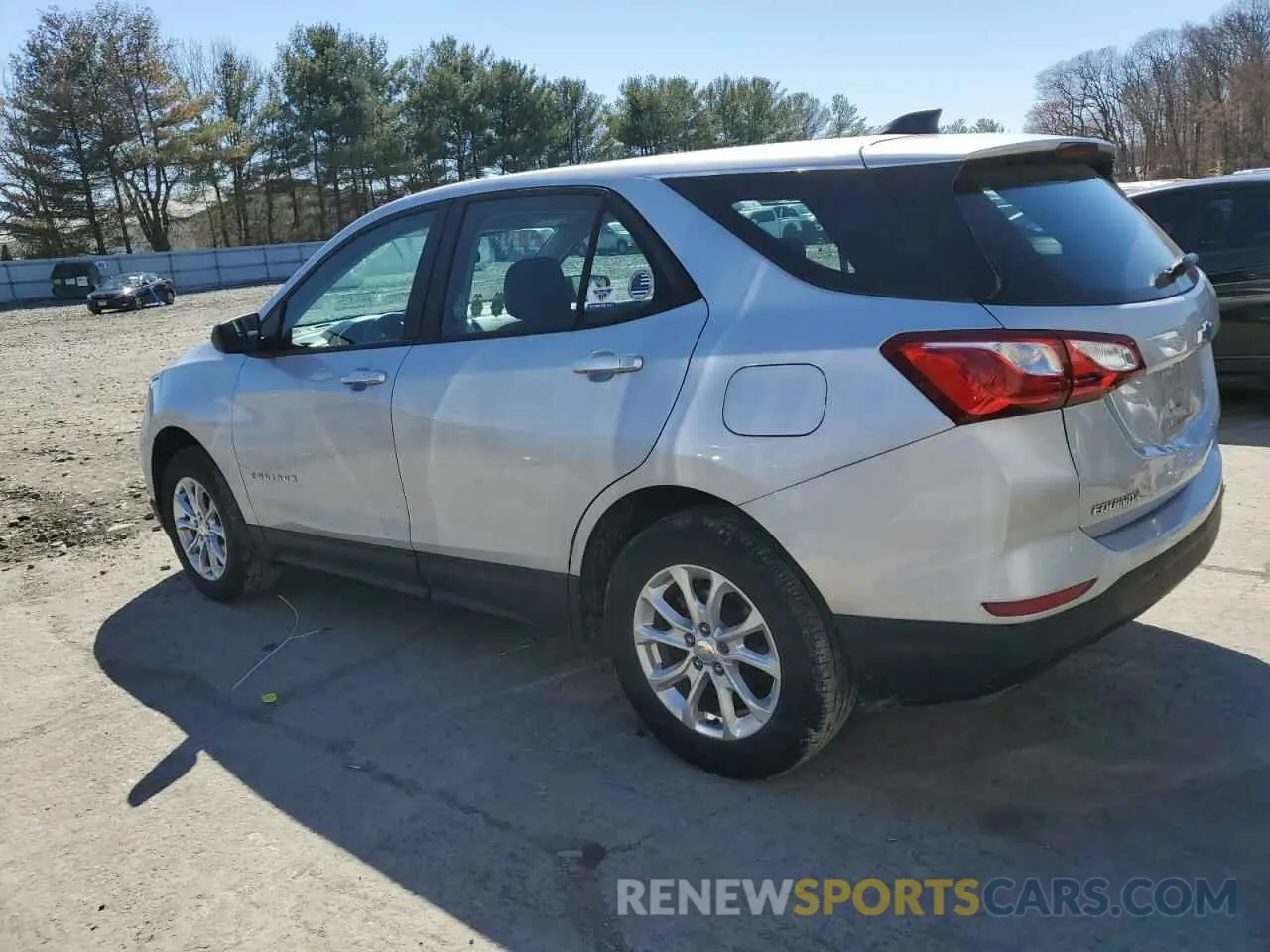 2 fotografías del automóvil dañado 2GNAXSEV7L6125516 CHEVROLET EQUINOX 2020