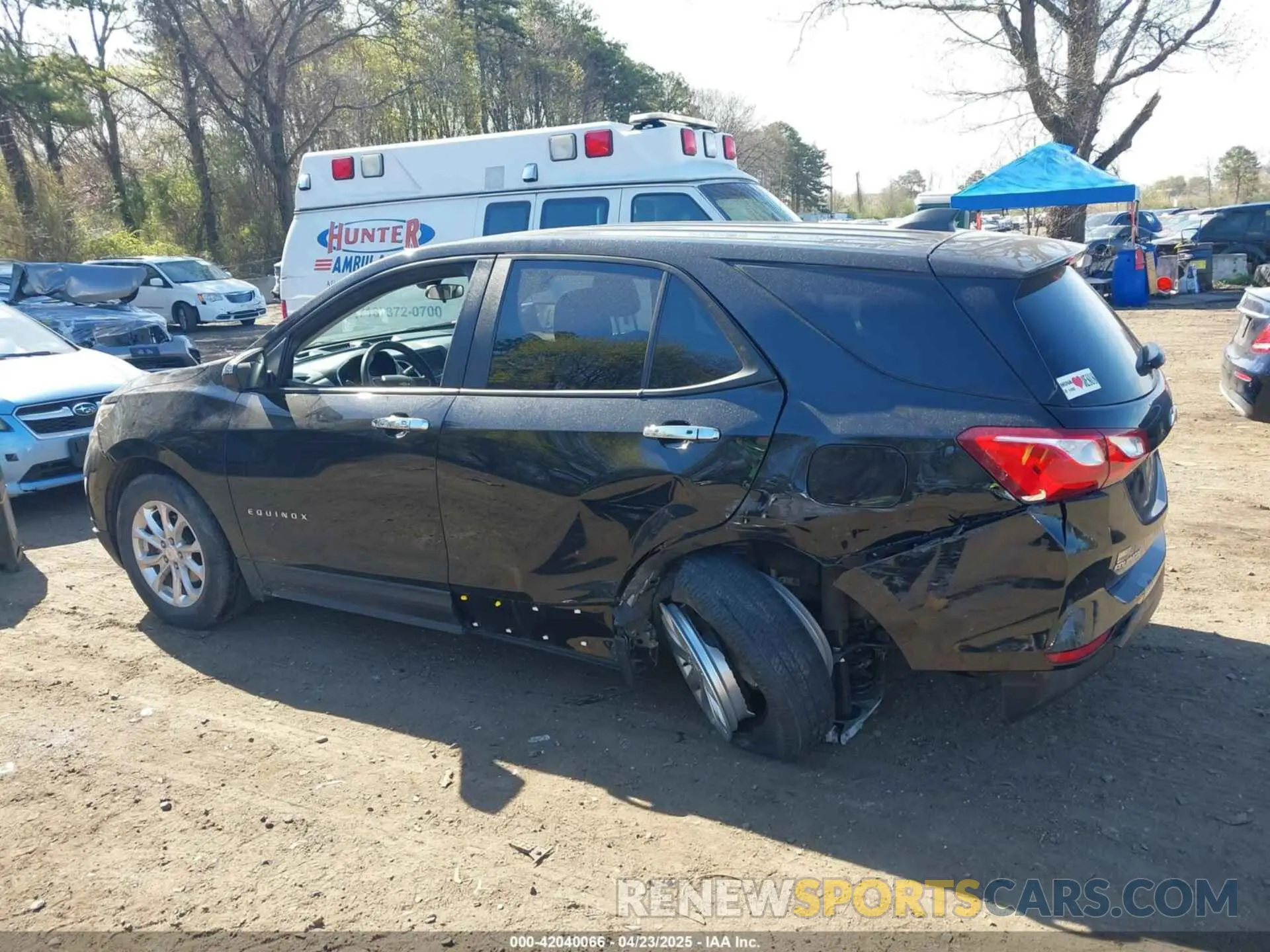 14 fotografías del automóvil dañado 2GNAXSEVXL6266547 CHEVROLET EQUINOX 2020