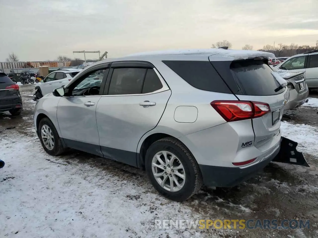 2 fotografías del automóvil dañado 2GNAXTEV0L6261671 CHEVROLET EQUINOX 2020