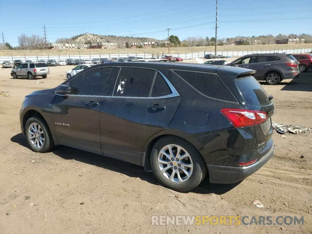 2 fotografías del automóvil dañado 2GNAXTEV2L6145114 CHEVROLET EQUINOX 2020