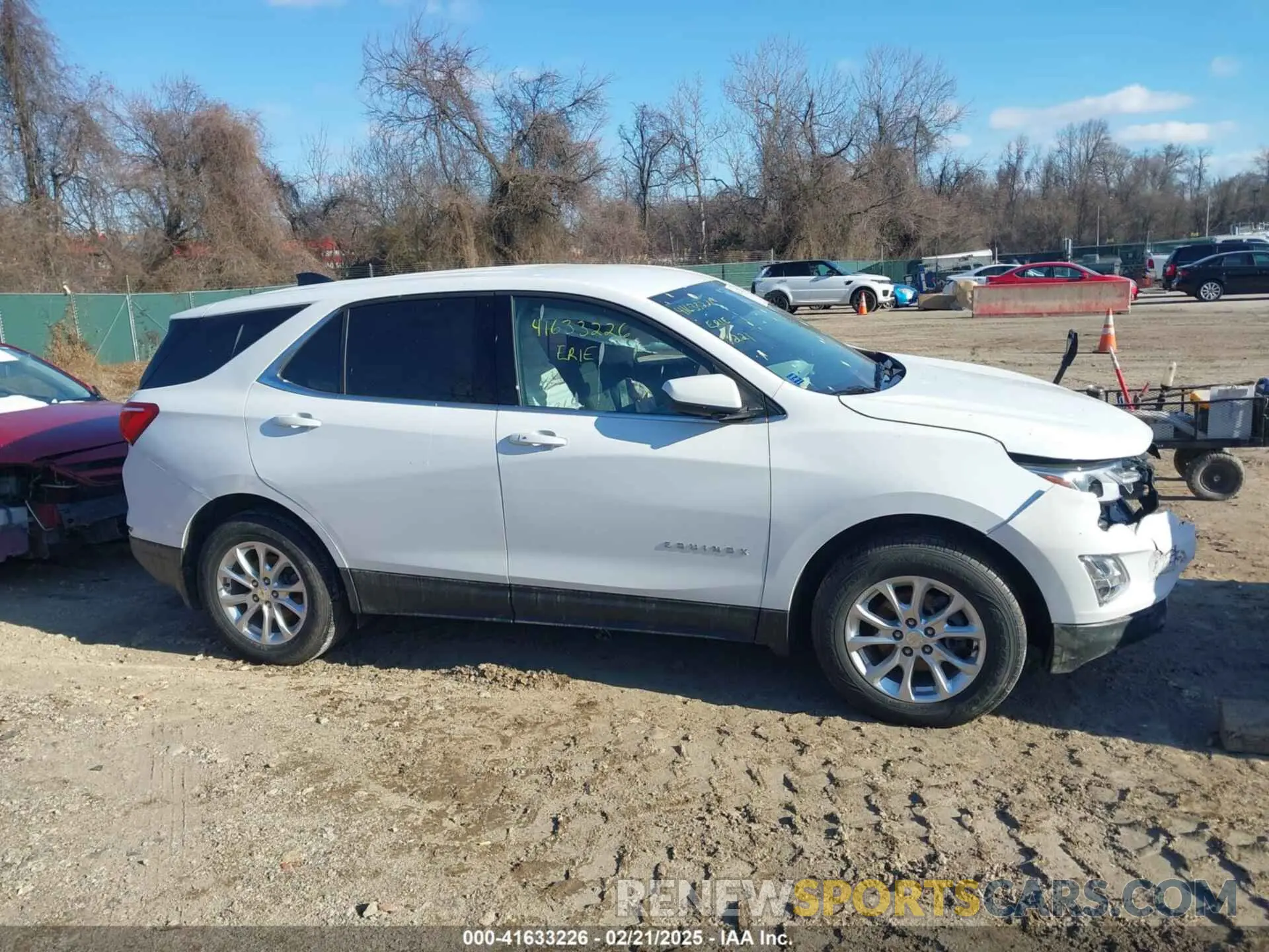 13 fotografías del automóvil dañado 2GNAXTEV3L6125390 CHEVROLET EQUINOX 2020