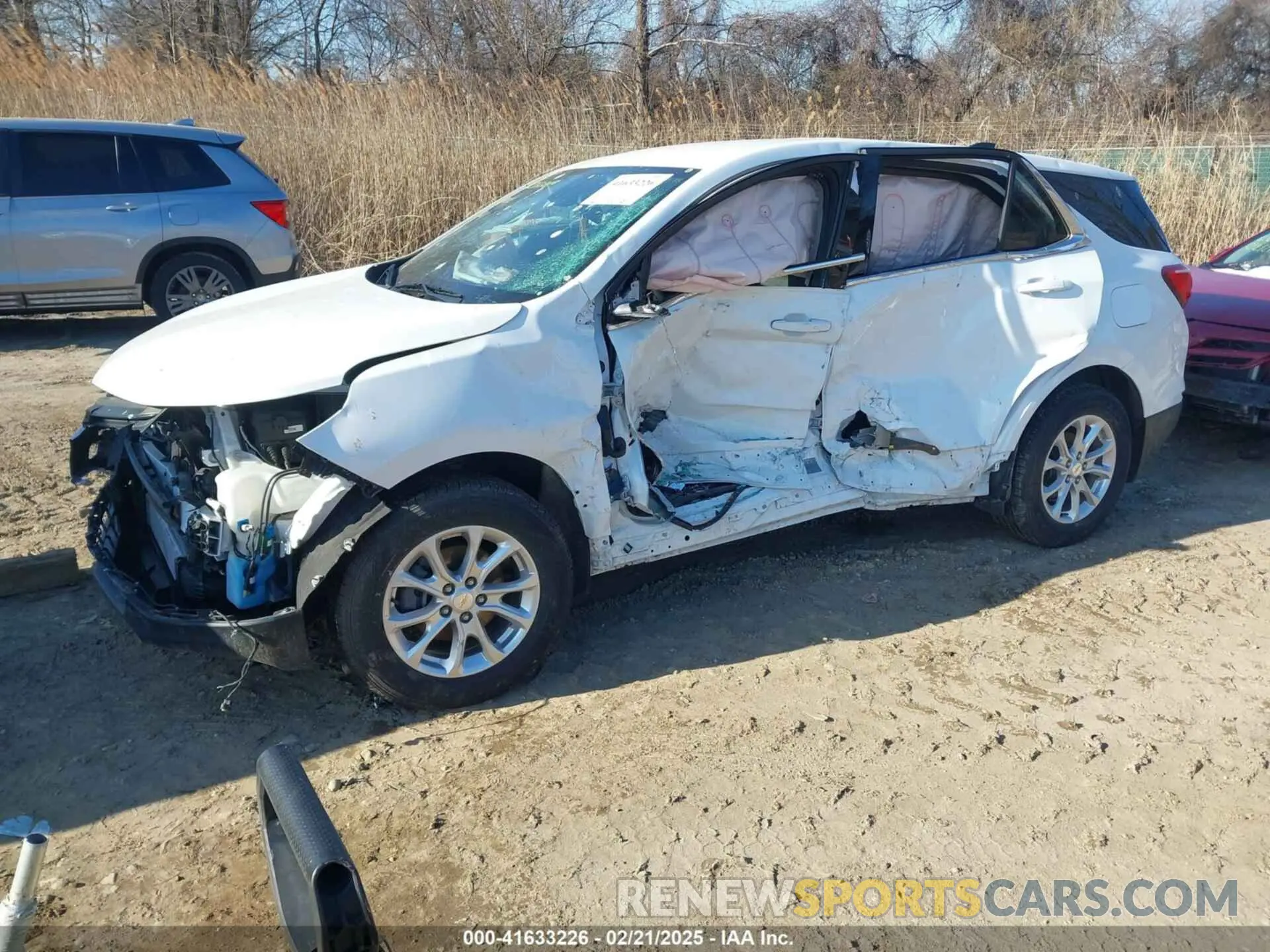 2 fotografías del automóvil dañado 2GNAXTEV3L6125390 CHEVROLET EQUINOX 2020
