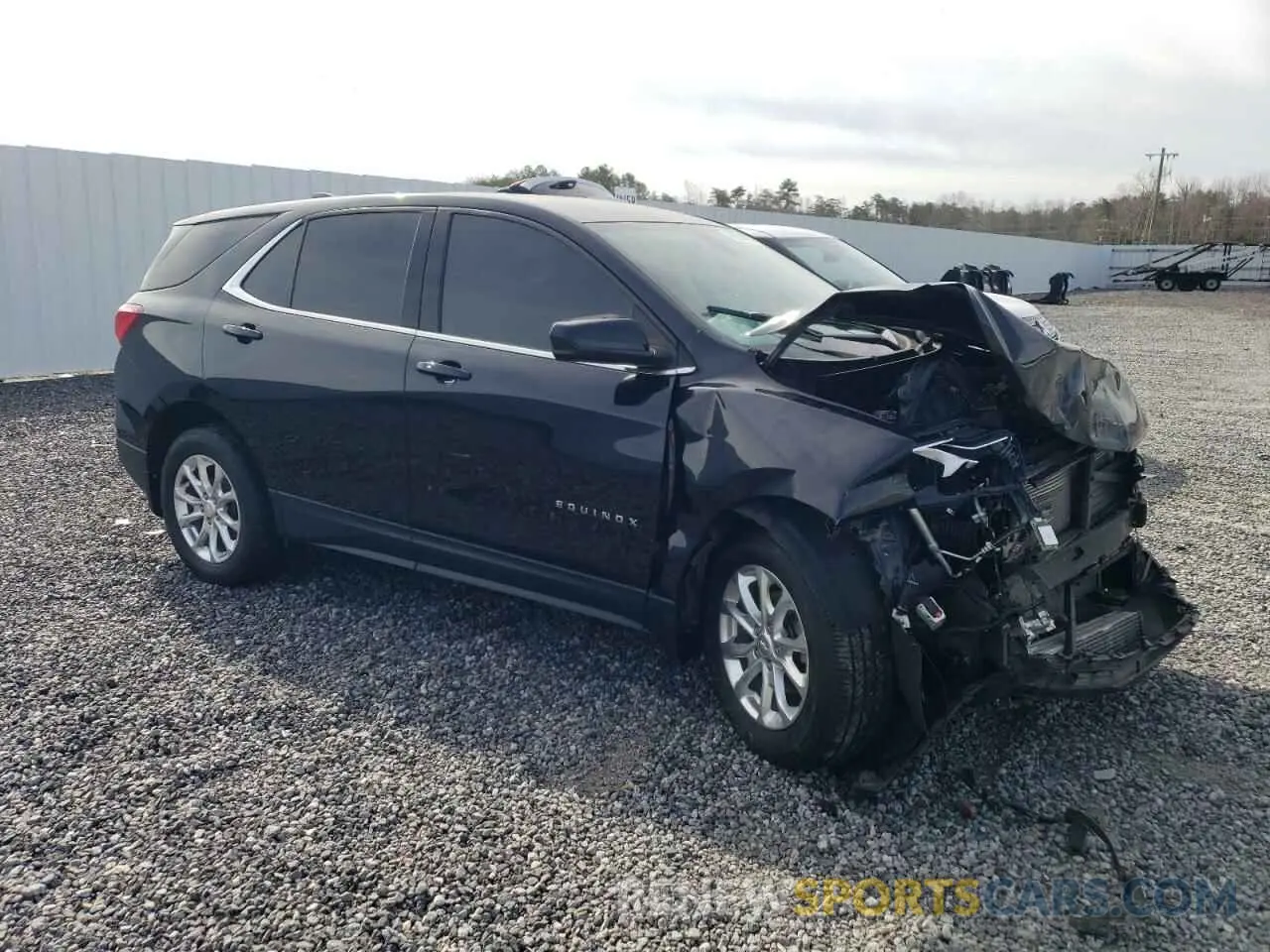 4 fotografías del automóvil dañado 2GNAXTEV3L6190367 CHEVROLET EQUINOX 2020