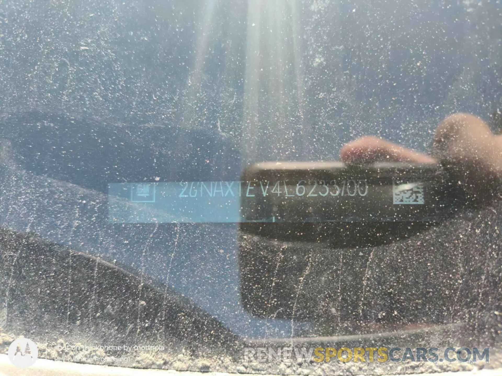 8 fotografías del automóvil dañado 2GNAXTEV4L6233100 CHEVROLET EQUINOX 2020
