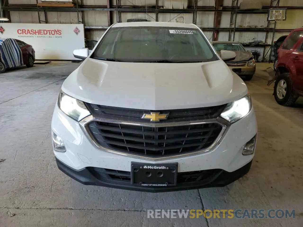 5 fotografías del automóvil dañado 2GNAXTEV5L6171528 CHEVROLET EQUINOX 2020