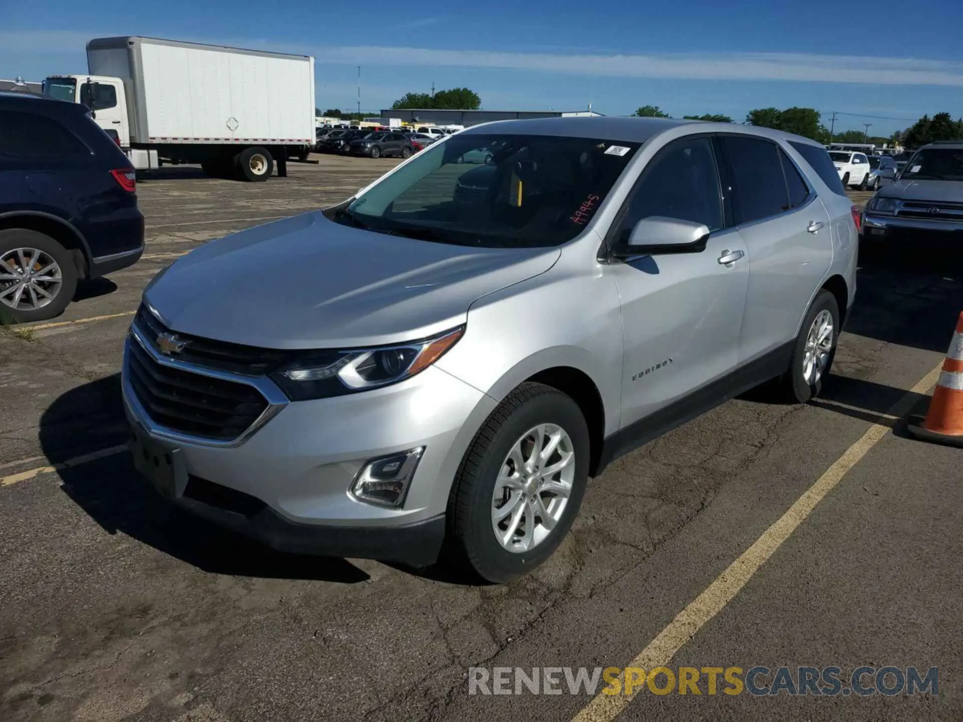 19 fotografías del automóvil dañado 2GNAXTEV7L6176665 CHEVROLET EQUINOX 2020