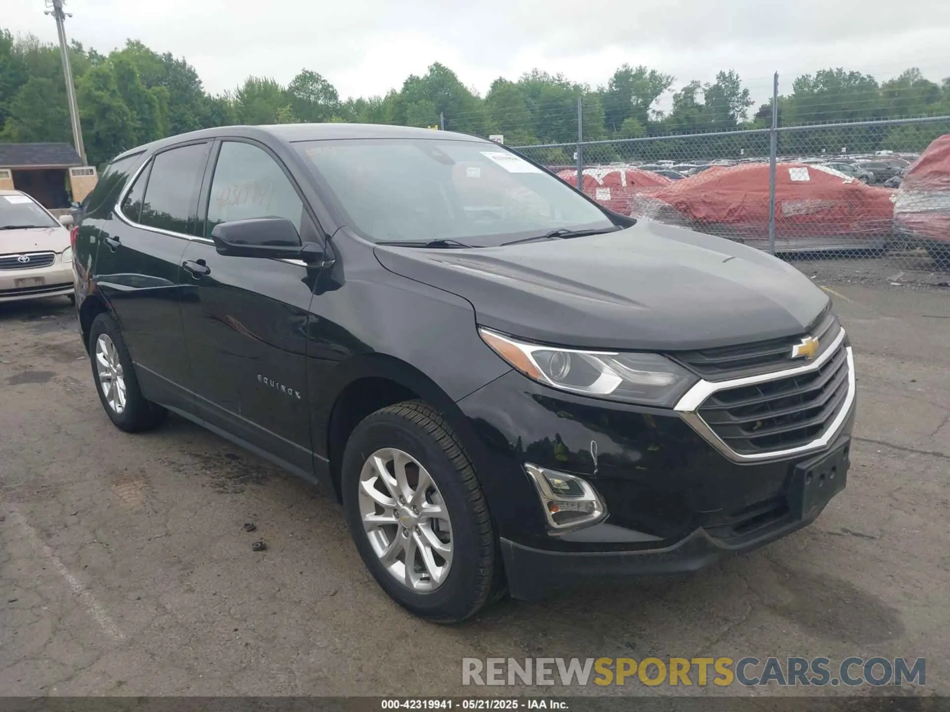 1 fotografías del automóvil dañado 2GNAXTEV7L6249419 CHEVROLET EQUINOX 2020