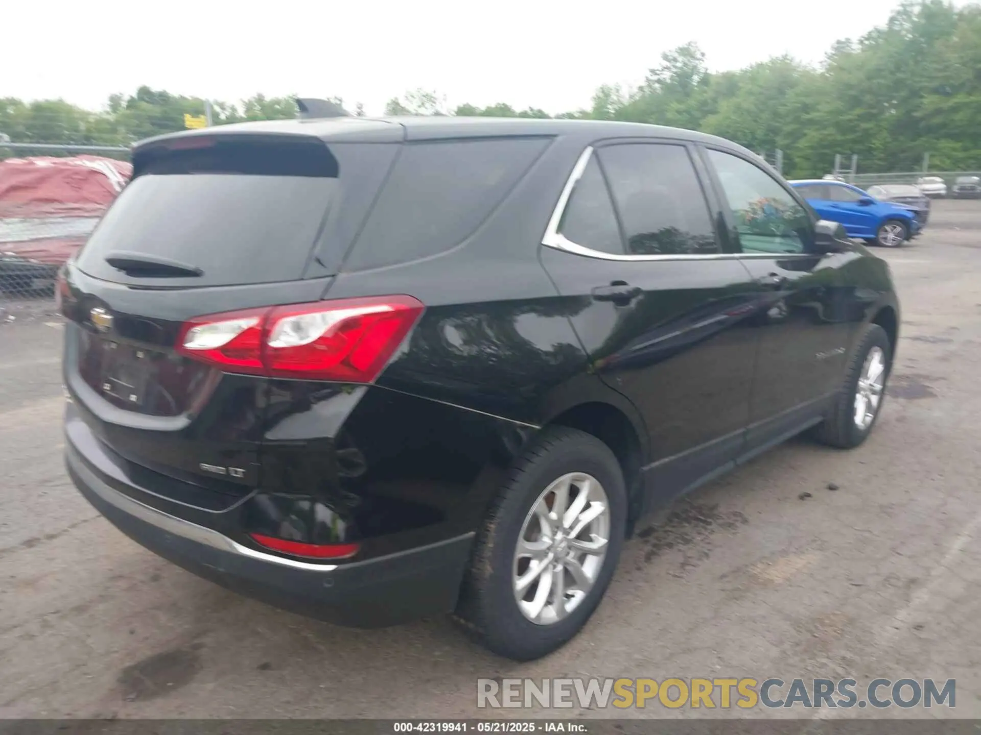 4 fotografías del automóvil dañado 2GNAXTEV7L6249419 CHEVROLET EQUINOX 2020