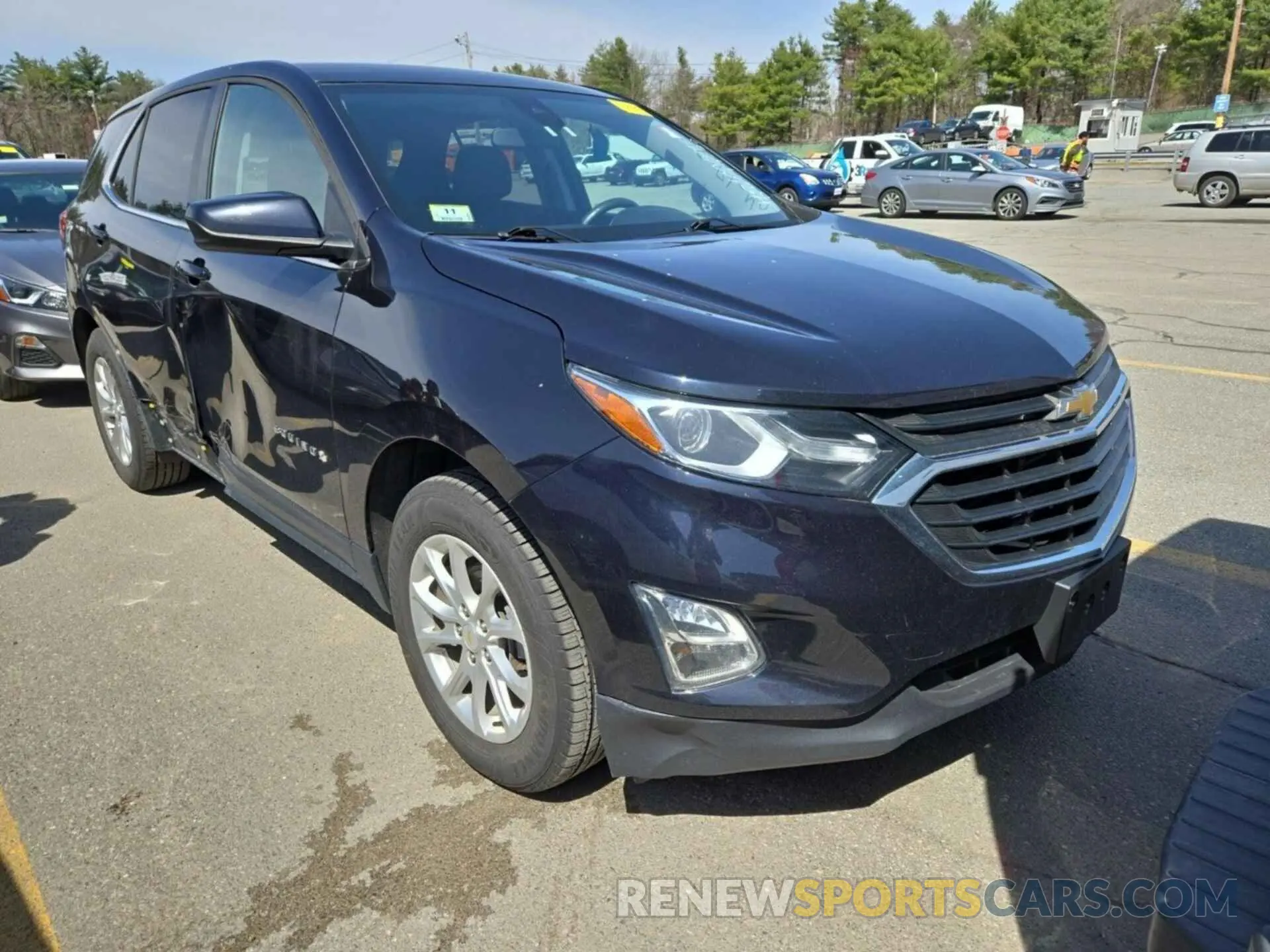 38 fotografías del automóvil dañado 2GNAXTEV8L6153041 CHEVROLET EQUINOX 2020