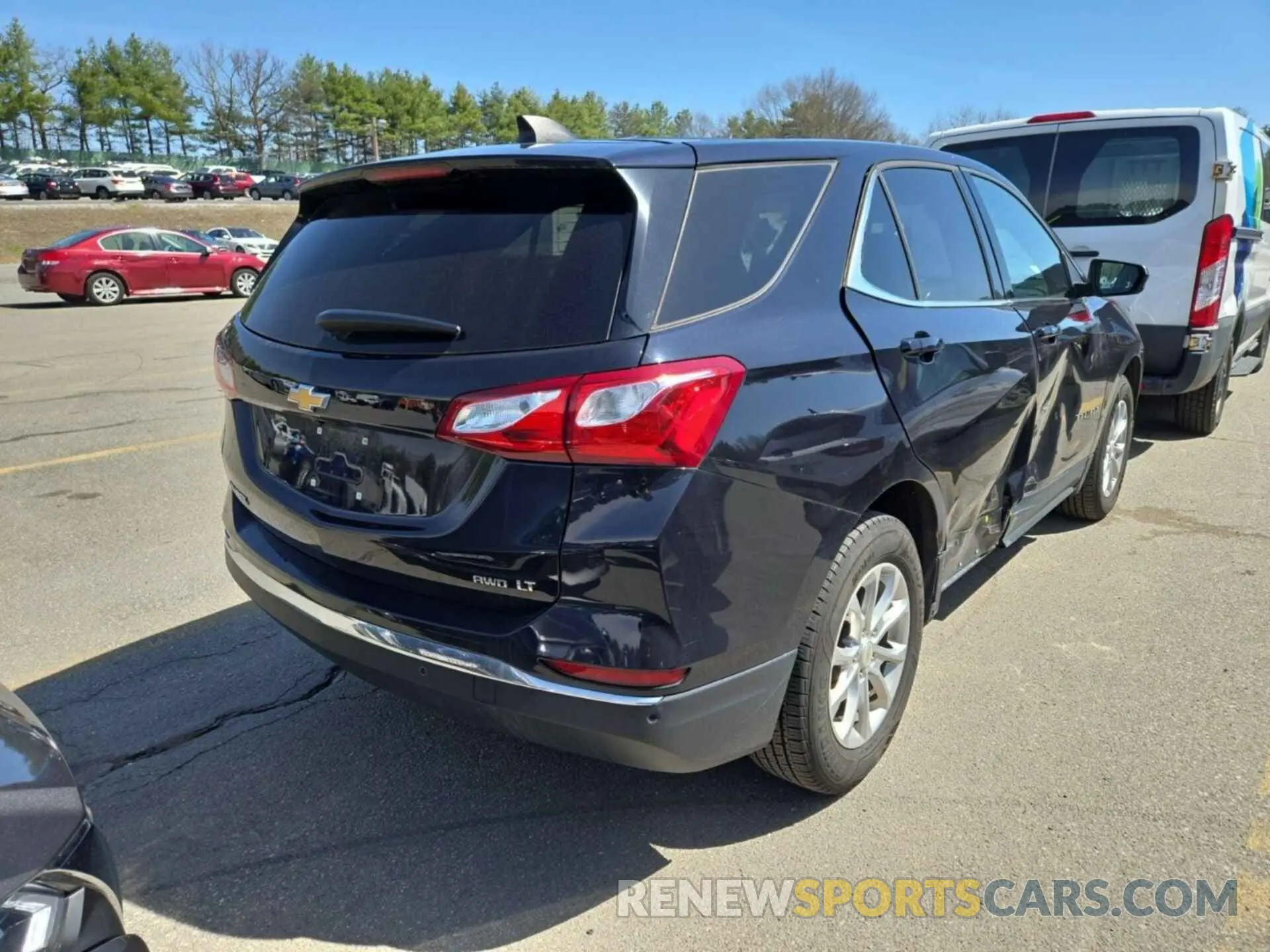 41 fotografías del automóvil dañado 2GNAXTEV8L6153041 CHEVROLET EQUINOX 2020