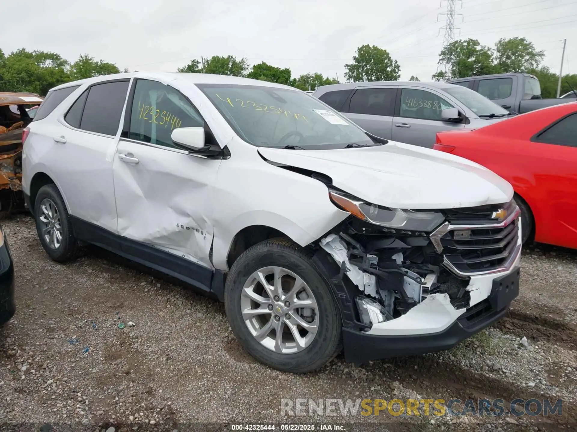 1 fotografías del automóvil dañado 2GNAXTEV8L6230104 CHEVROLET EQUINOX 2020