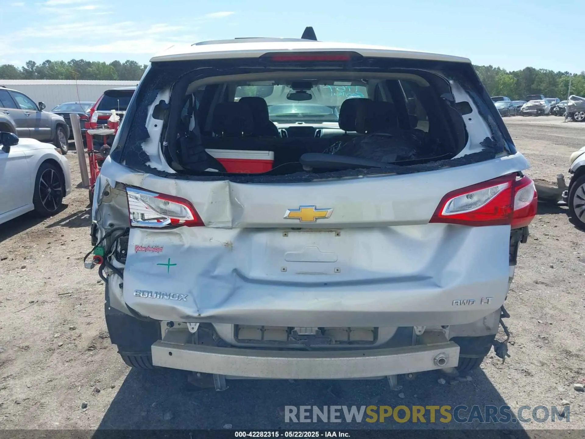17 fotografías del automóvil dañado 2GNAXTEVXL6171668 CHEVROLET EQUINOX 2020