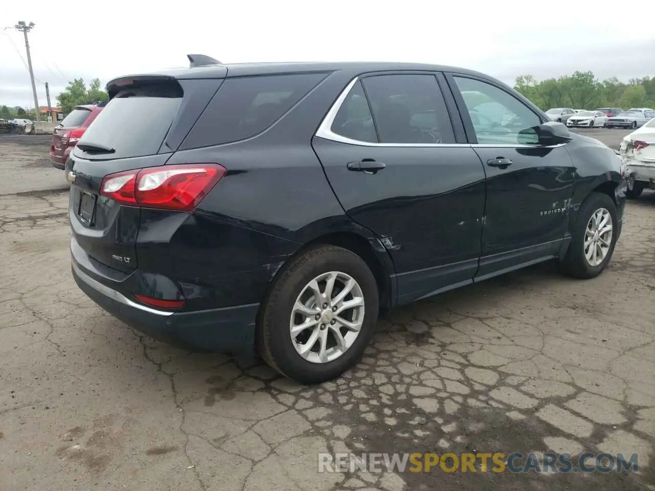 3 fotografías del automóvil dañado 2GNAXUEV0L6103286 CHEVROLET EQUINOX 2020