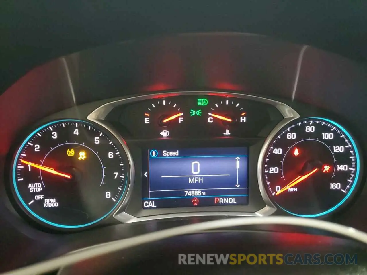 9 fotografías del automóvil dañado 2GNAXUEV0L6105054 CHEVROLET EQUINOX 2020