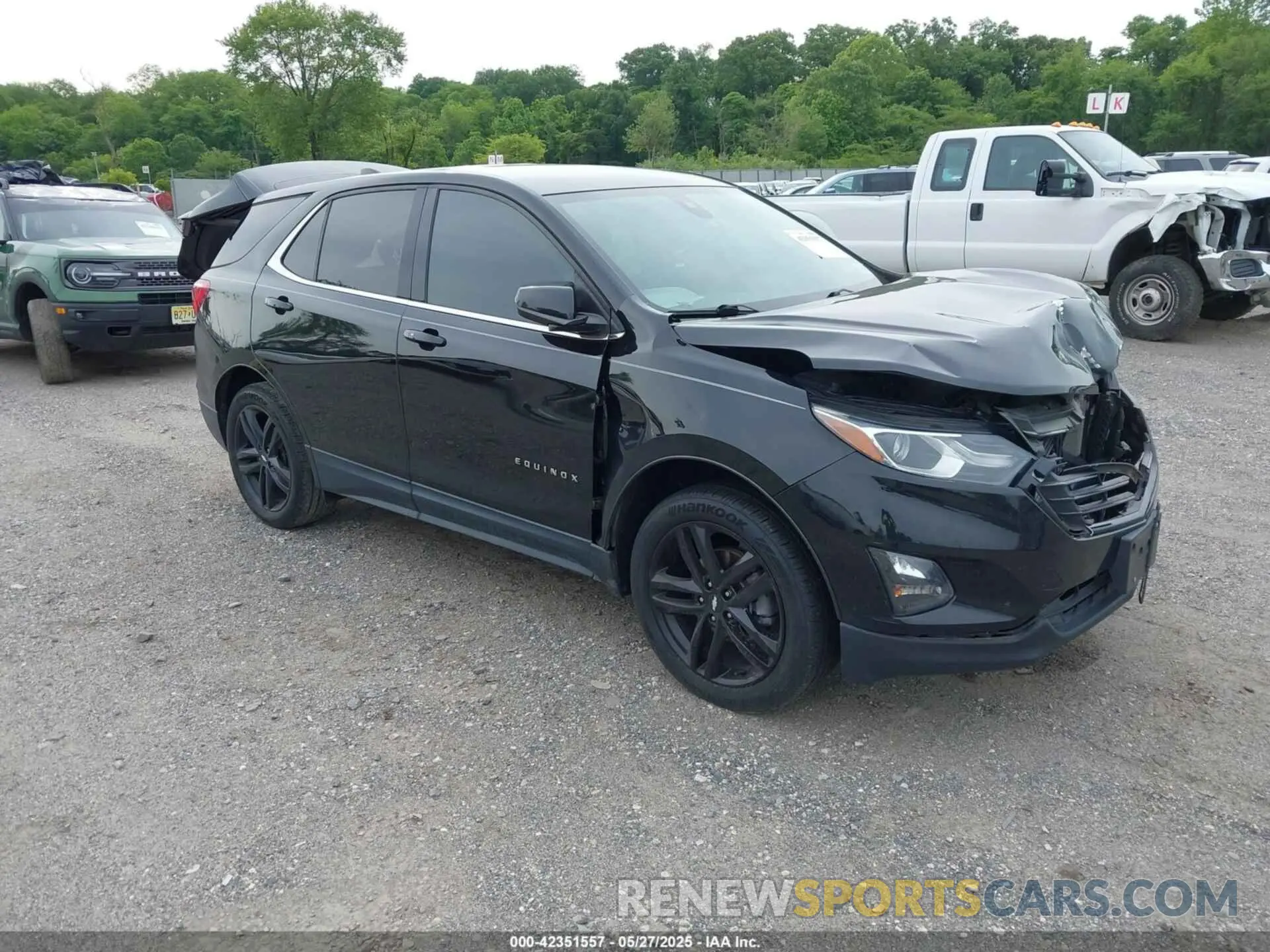 1 fotografías del automóvil dañado 2GNAXUEV0L6107063 CHEVROLET EQUINOX 2020