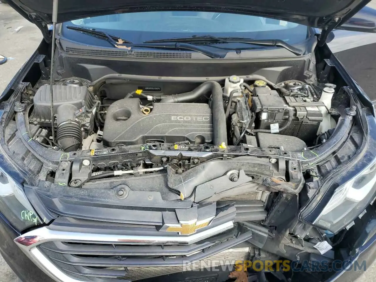 12 fotografías del automóvil dañado 2GNAXUEV0L6133629 CHEVROLET EQUINOX 2020