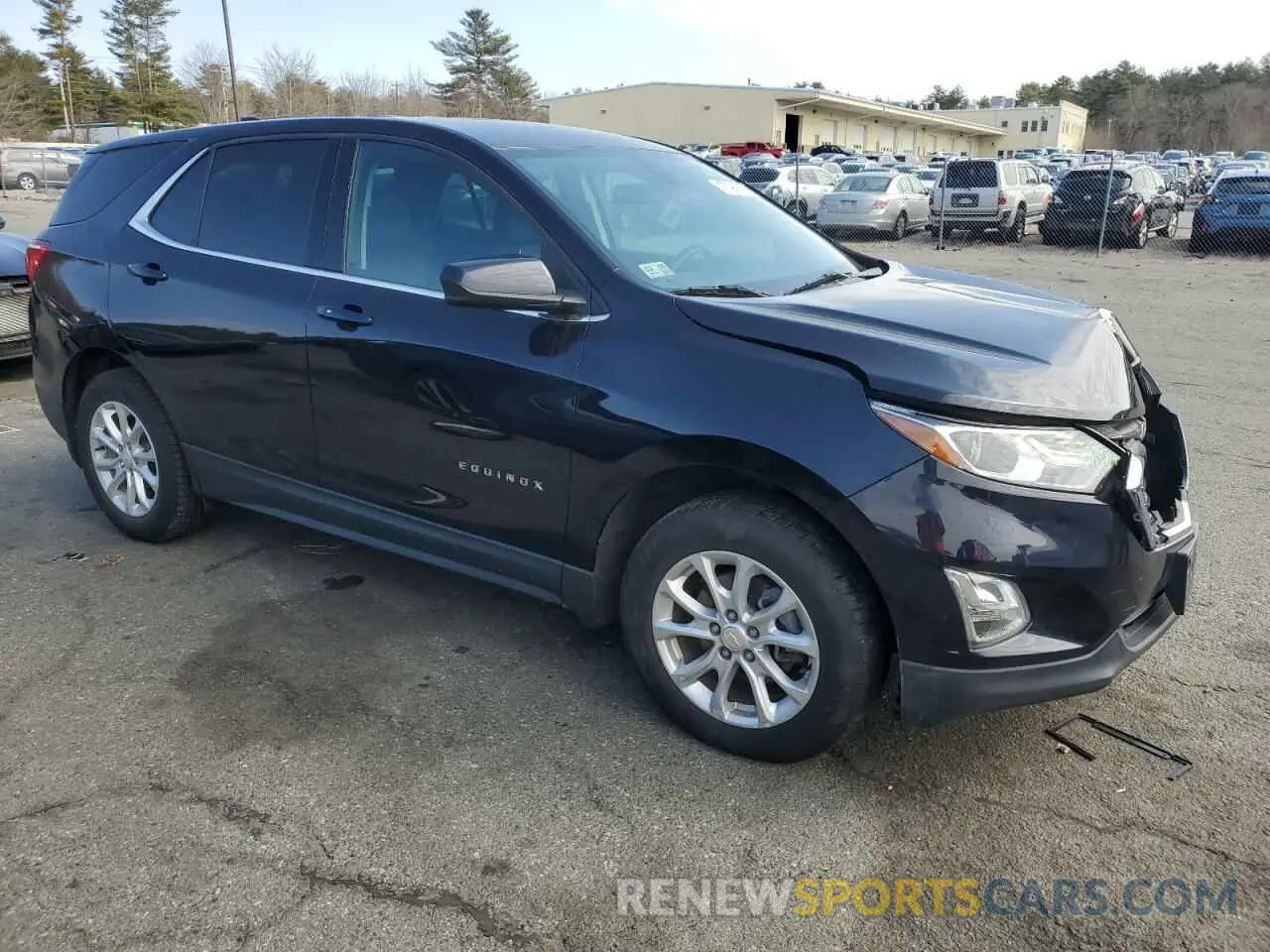 4 fotografías del automóvil dañado 2GNAXUEV0L6133629 CHEVROLET EQUINOX 2020