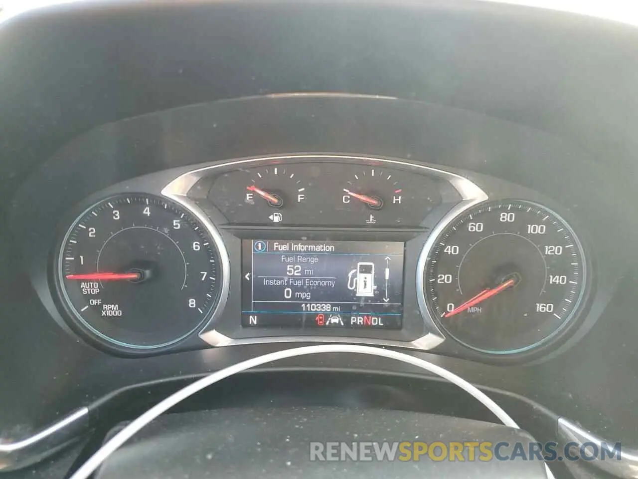 9 fotografías del automóvil dañado 2GNAXUEV0L6133629 CHEVROLET EQUINOX 2020