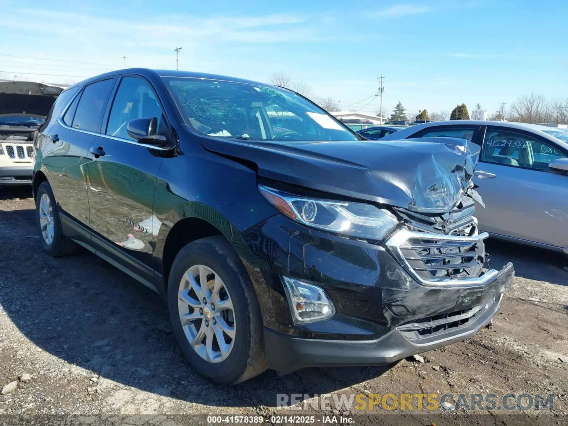 1 fotografías del automóvil dañado 2GNAXUEV0L6142976 CHEVROLET EQUINOX 2020