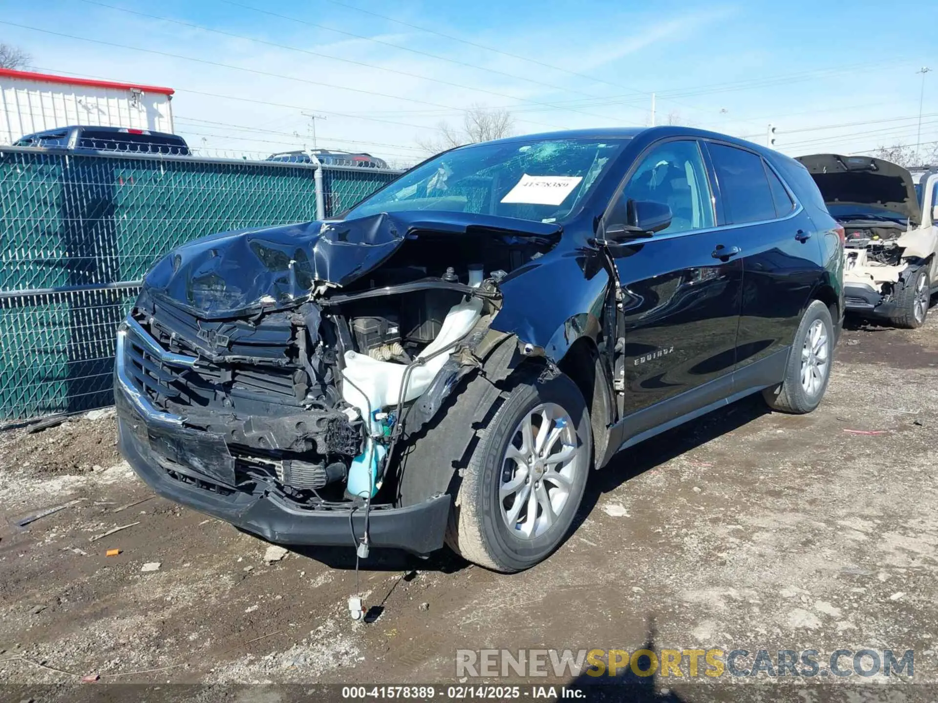 2 fotografías del automóvil dañado 2GNAXUEV0L6142976 CHEVROLET EQUINOX 2020