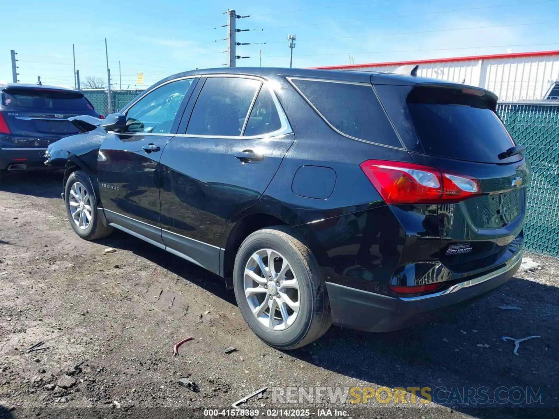 3 fotografías del automóvil dañado 2GNAXUEV0L6142976 CHEVROLET EQUINOX 2020