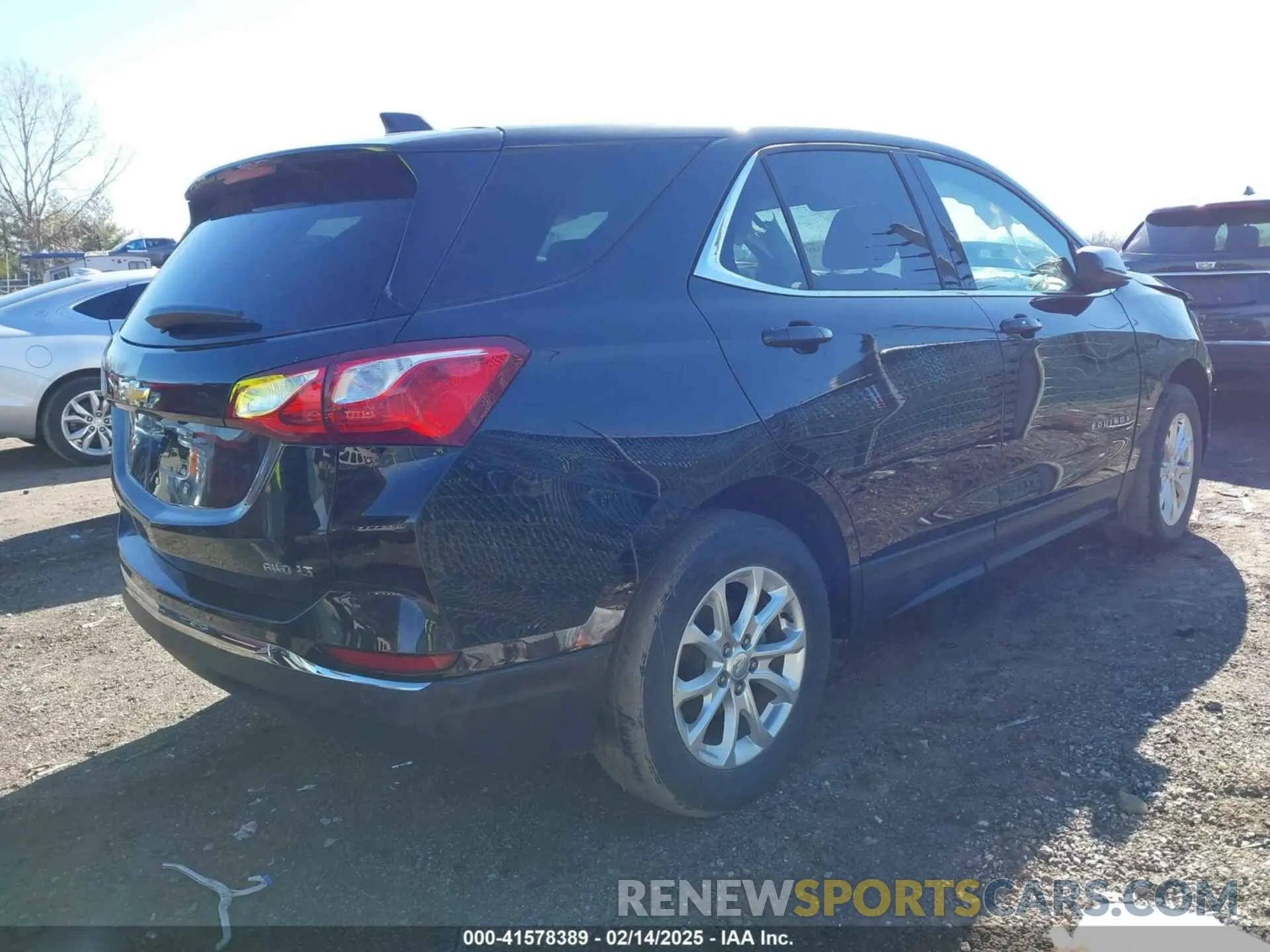 4 fotografías del automóvil dañado 2GNAXUEV0L6142976 CHEVROLET EQUINOX 2020