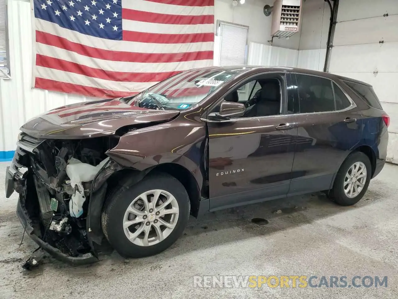 1 fotografías del automóvil dañado 2GNAXUEV0L6147157 CHEVROLET EQUINOX 2020