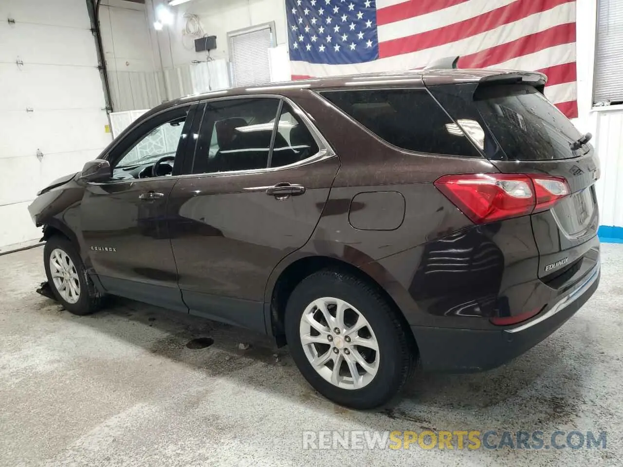 2 fotografías del automóvil dañado 2GNAXUEV0L6147157 CHEVROLET EQUINOX 2020