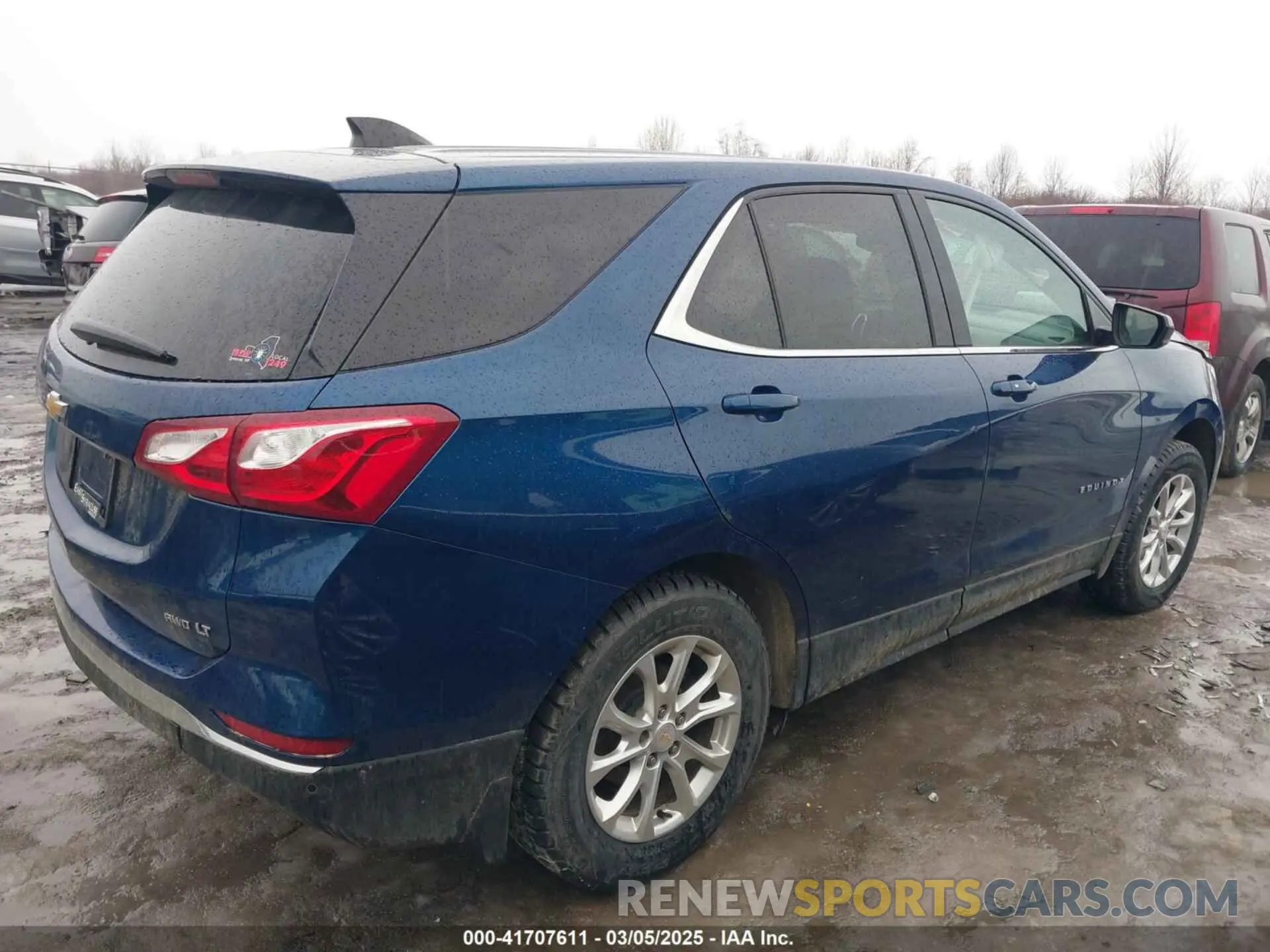 4 fotografías del automóvil dañado 2GNAXUEV1L6127581 CHEVROLET EQUINOX 2020