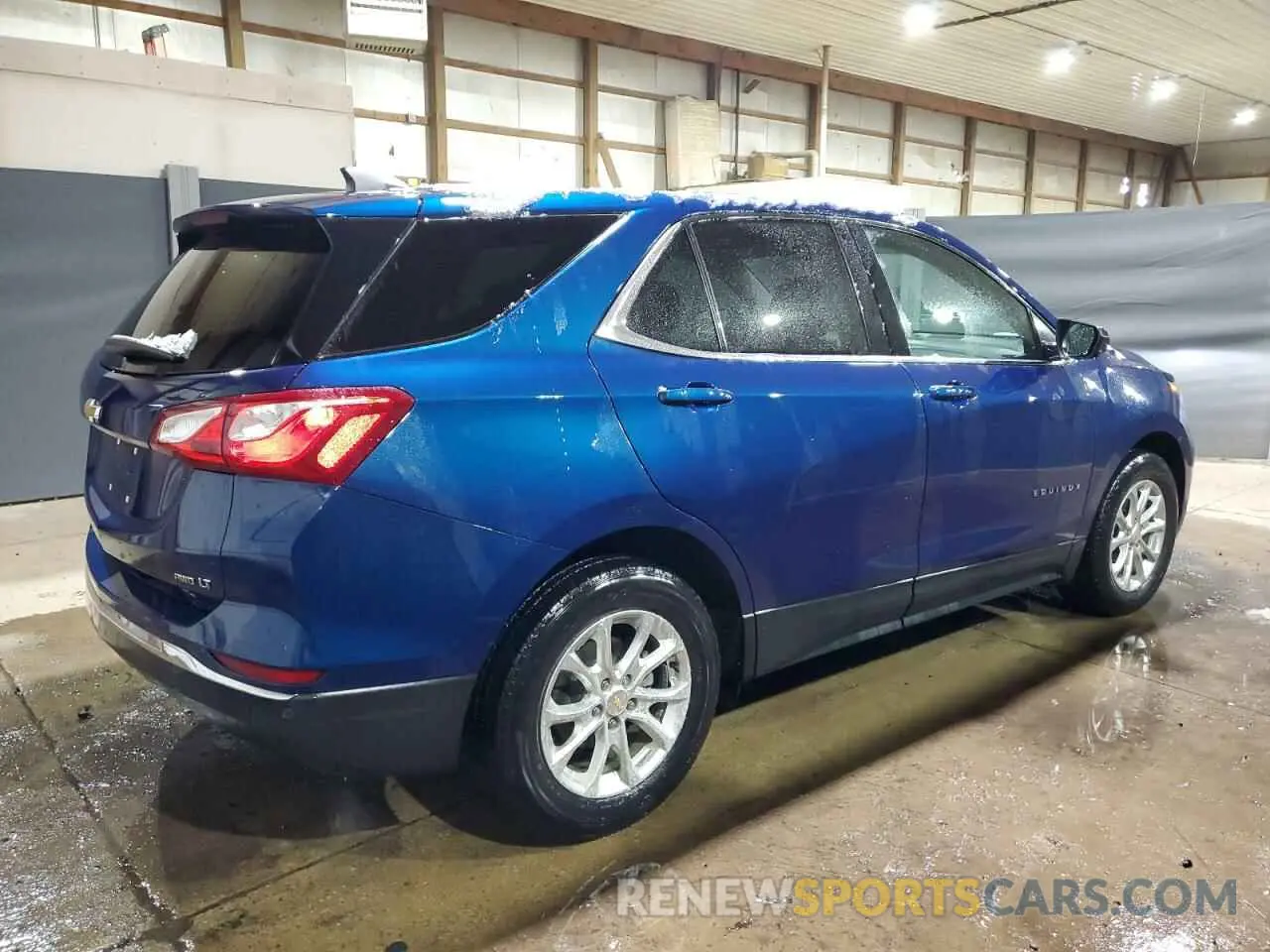 3 fotografías del automóvil dañado 2GNAXUEV1L6186775 CHEVROLET EQUINOX 2020