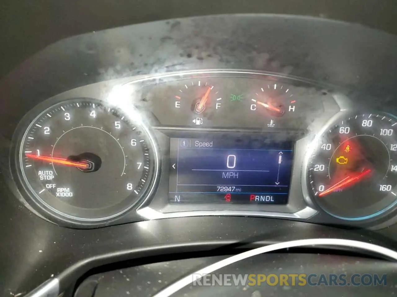 9 fotografías del automóvil dañado 2GNAXUEV1L6186775 CHEVROLET EQUINOX 2020