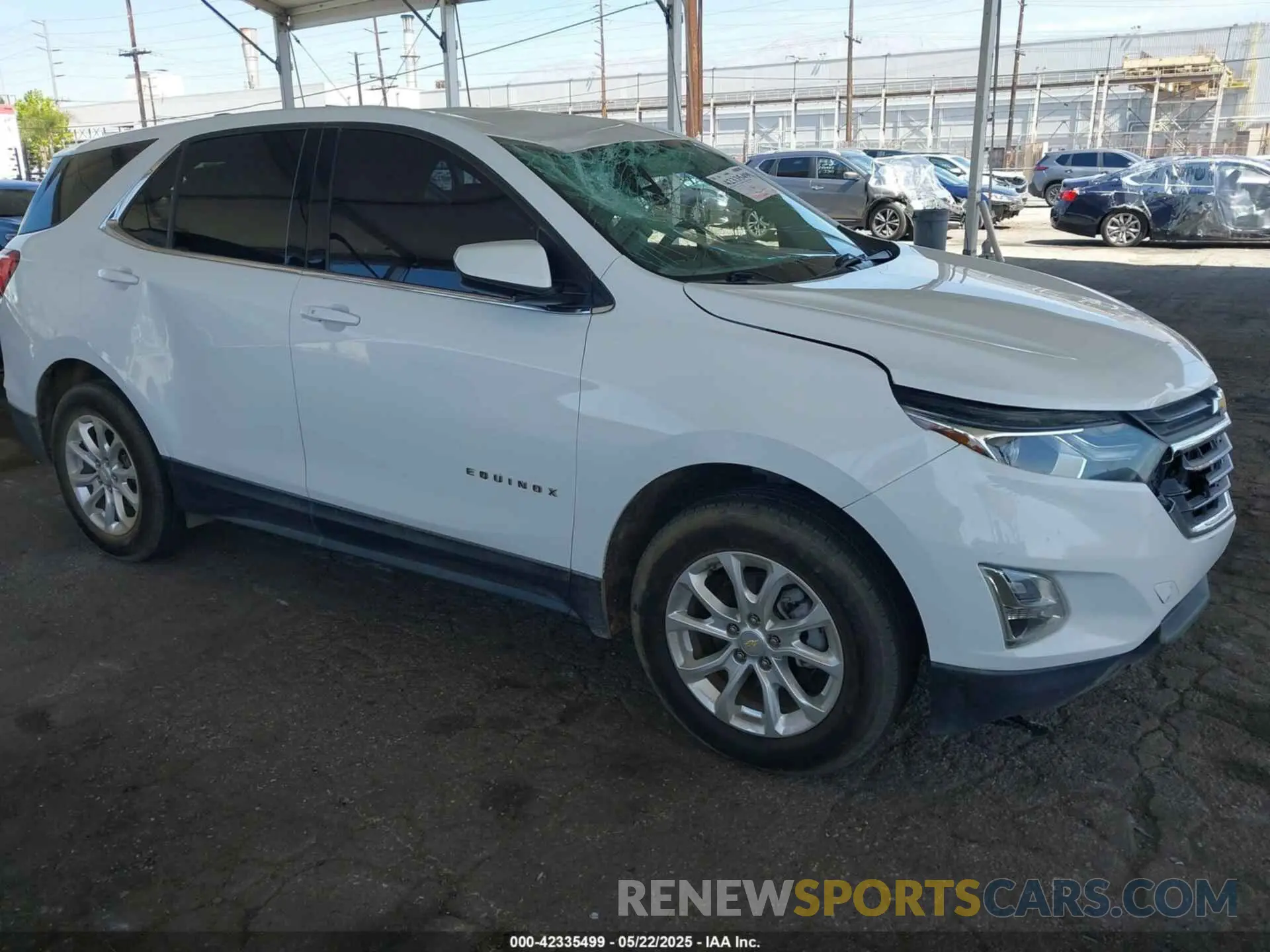 1 fotografías del automóvil dañado 2GNAXUEV1L6224067 CHEVROLET EQUINOX 2020