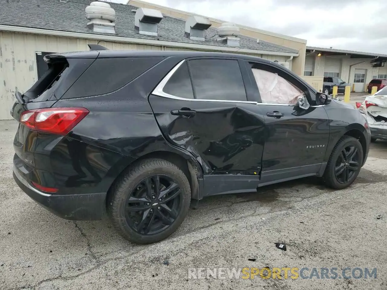 3 fotografías del automóvil dañado 2GNAXUEV1L6228572 CHEVROLET EQUINOX 2020