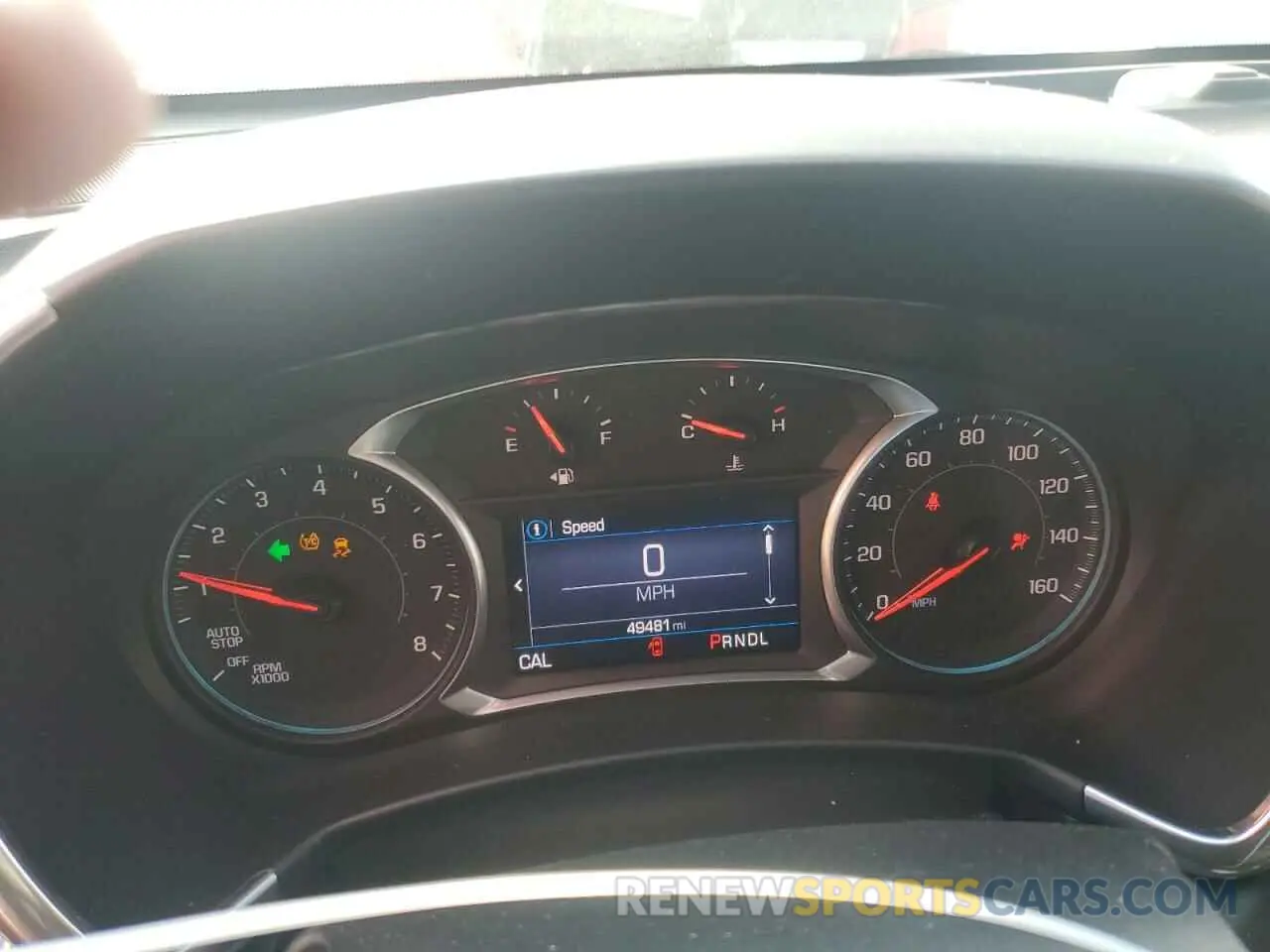 9 fotografías del automóvil dañado 2GNAXUEV1L6228572 CHEVROLET EQUINOX 2020