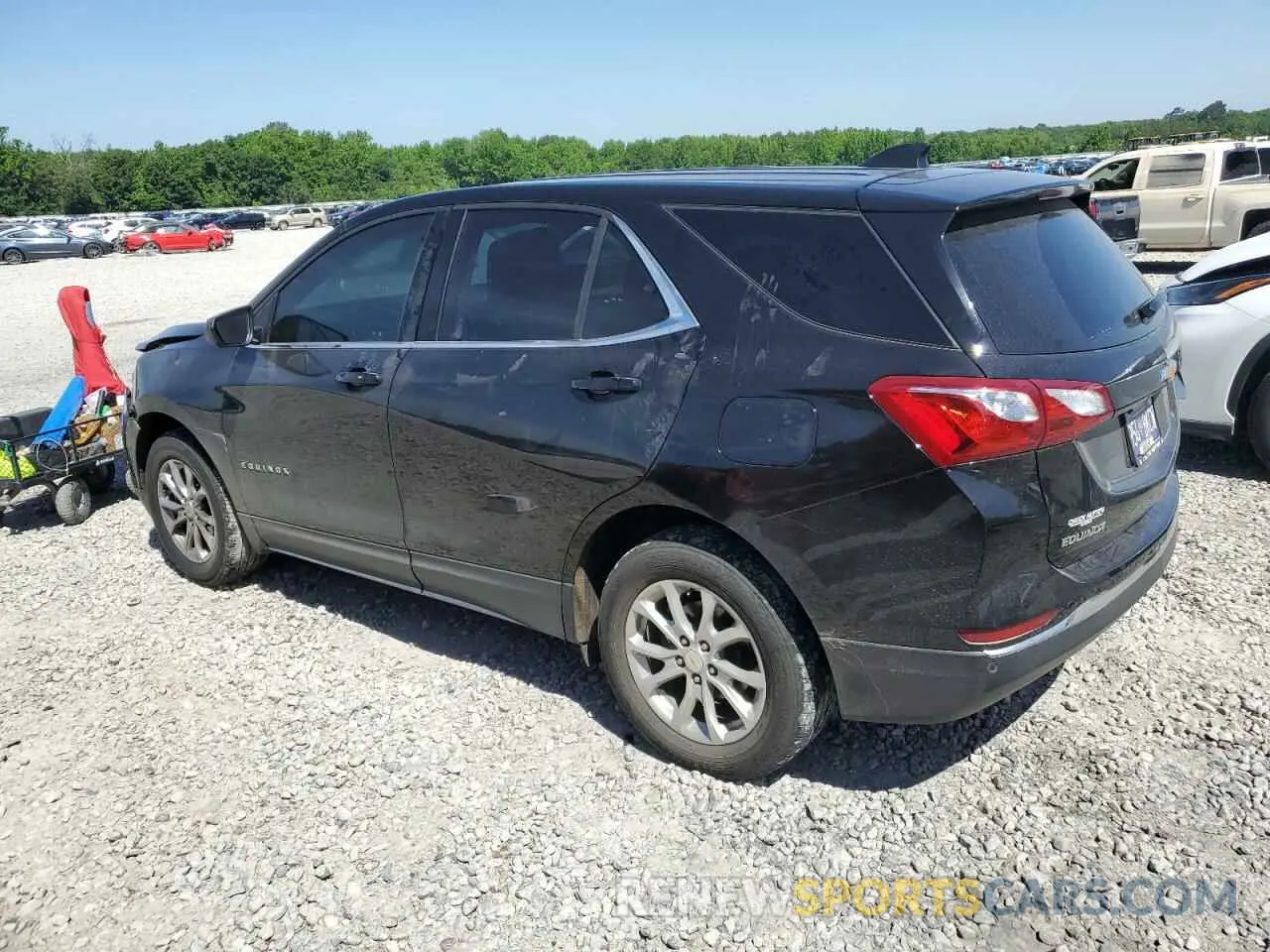 2 fotografías del automóvil dañado 2GNAXUEV2L6238589 CHEVROLET EQUINOX 2020