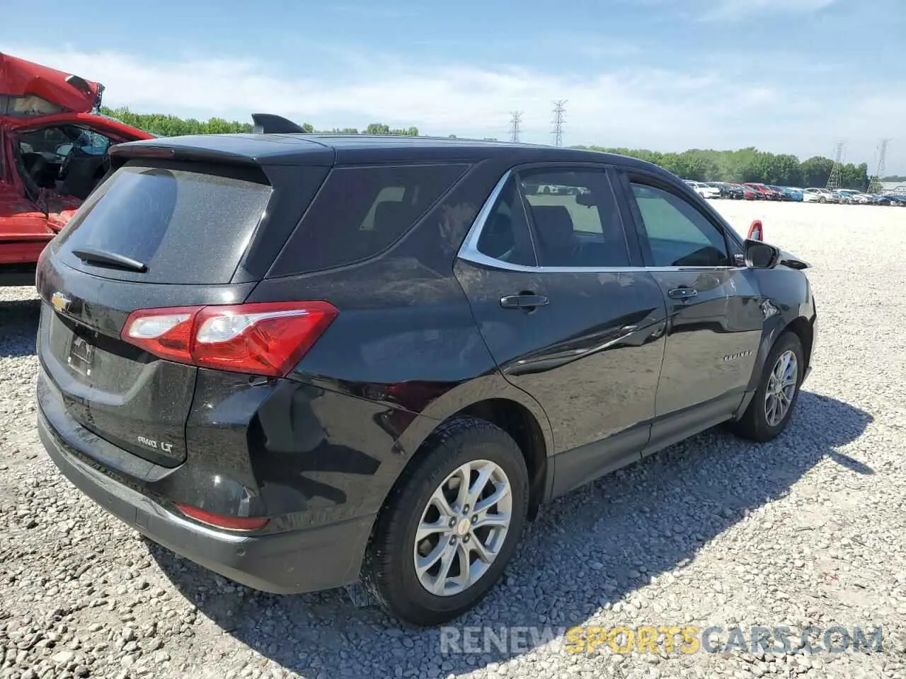 3 fotografías del automóvil dañado 2GNAXUEV2L6238589 CHEVROLET EQUINOX 2020
