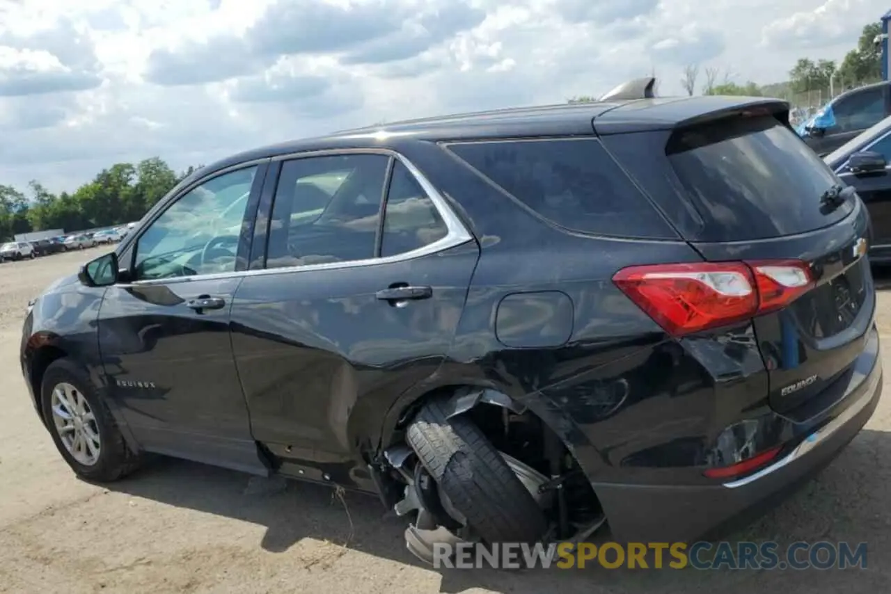 2 fotografías del automóvil dañado 2GNAXUEV2L6262004 CHEVROLET EQUINOX 2020