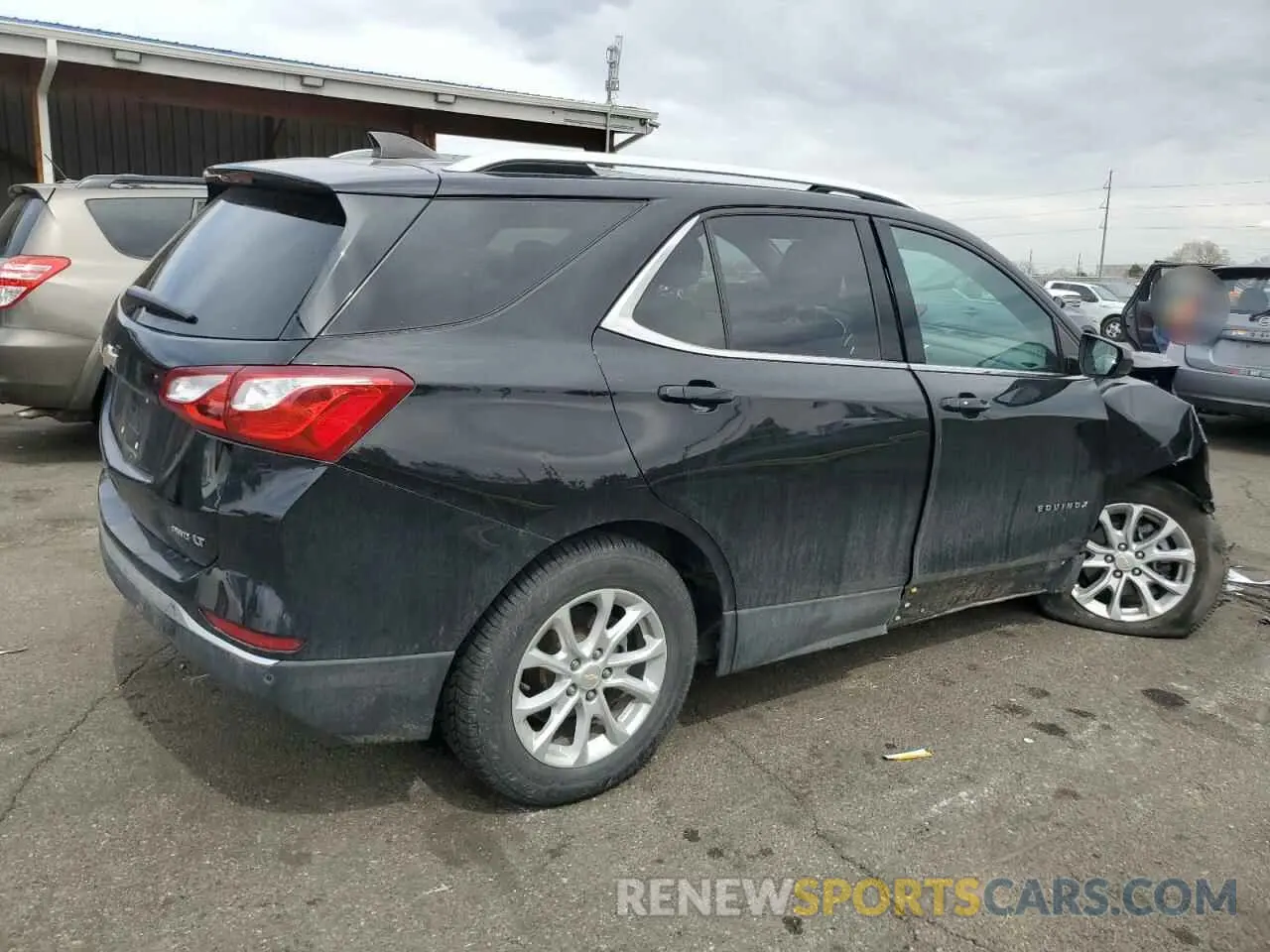 3 fotografías del automóvil dañado 2GNAXUEV3L6111222 CHEVROLET EQUINOX 2020