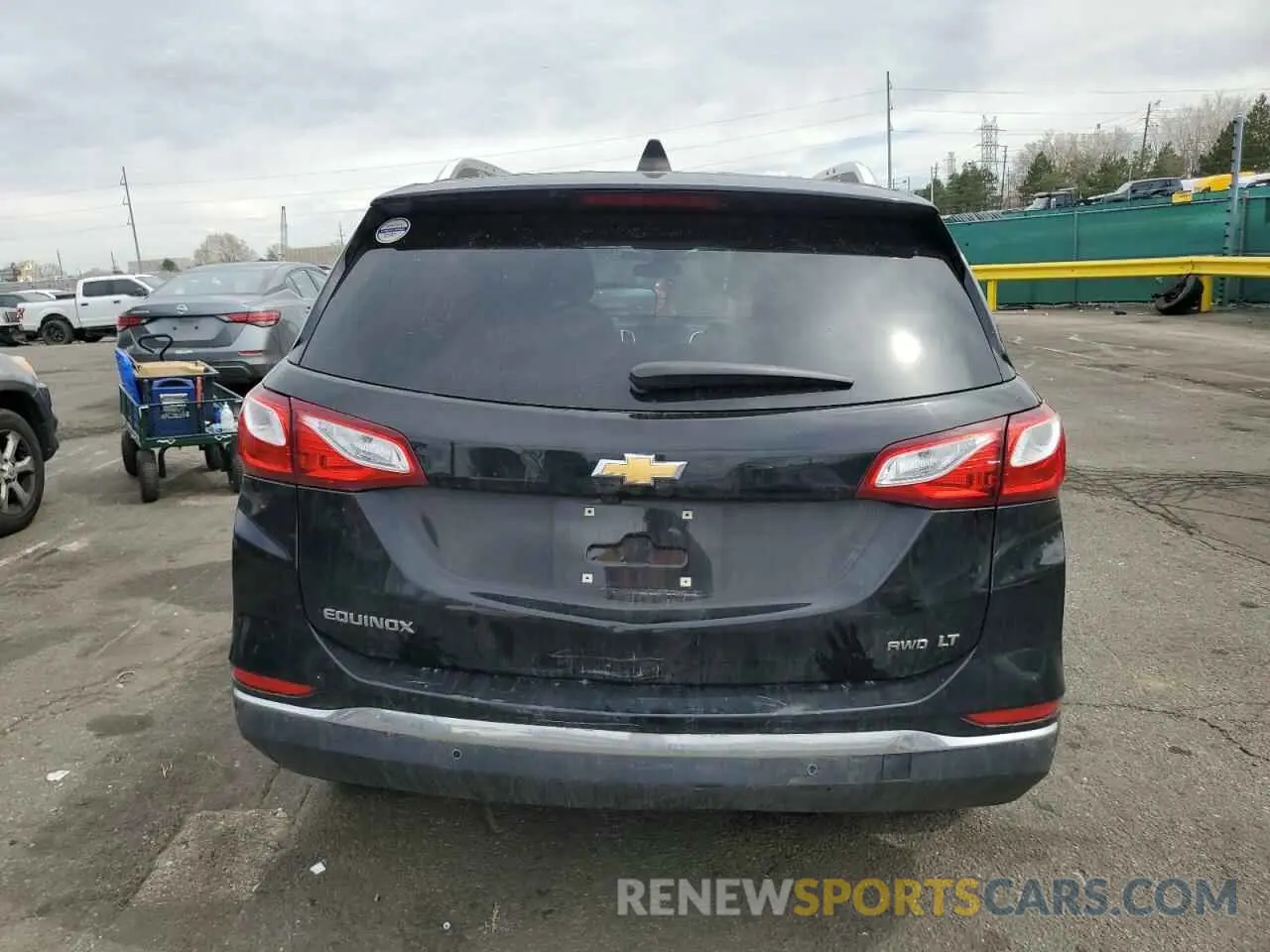 6 fotografías del automóvil dañado 2GNAXUEV3L6111222 CHEVROLET EQUINOX 2020