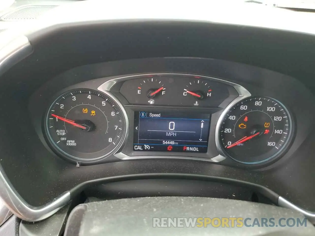 9 fotografías del automóvil dañado 2GNAXUEV3L6111222 CHEVROLET EQUINOX 2020