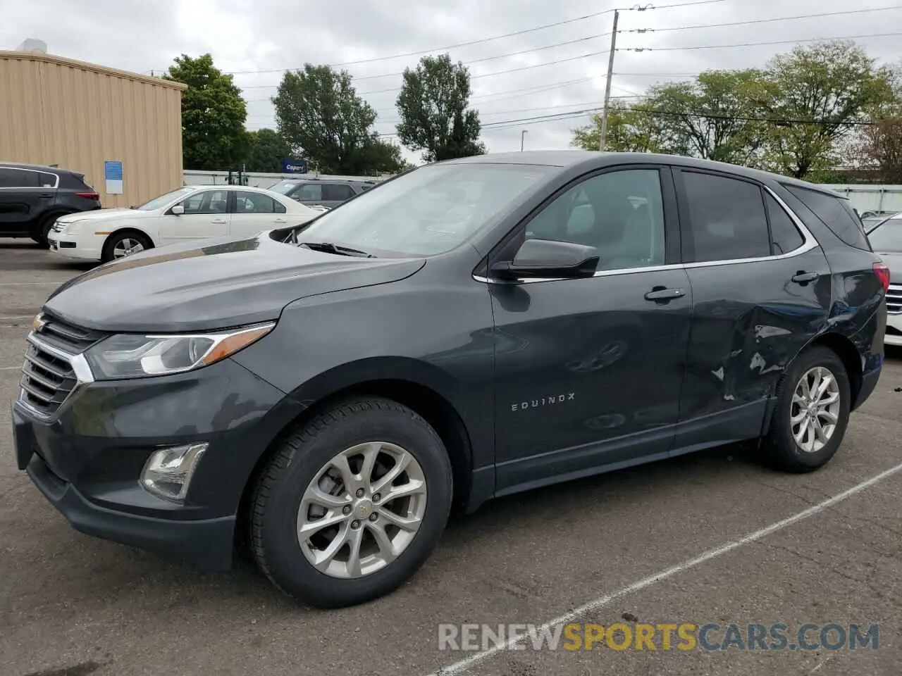 1 fotografías del automóvil dañado 2GNAXUEV3L6161764 CHEVROLET EQUINOX 2020